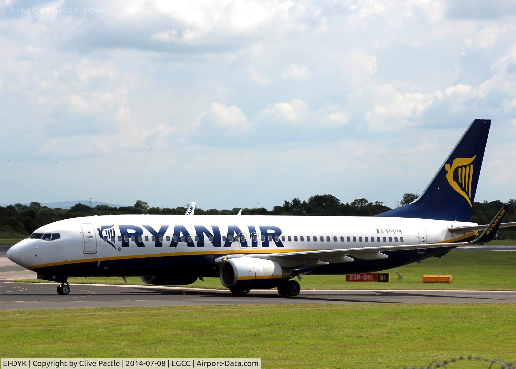 EI-DYK, 2008 Boeing 737-8AS C/N 36573, @ EGCC
