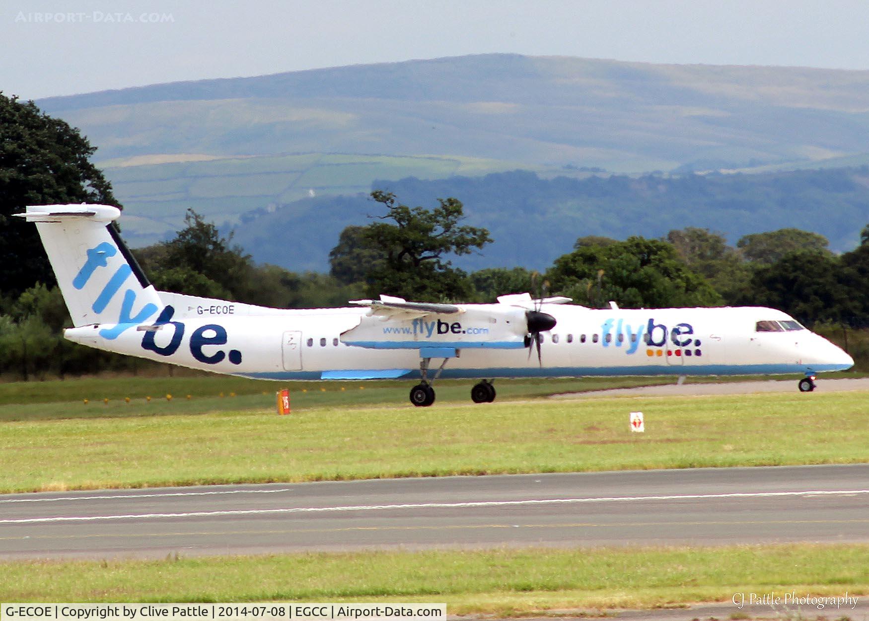 G-ECOE, 2008 De Havilland Canada DHC-8-402Q Dash 8 C/N 4212, @ EGCC