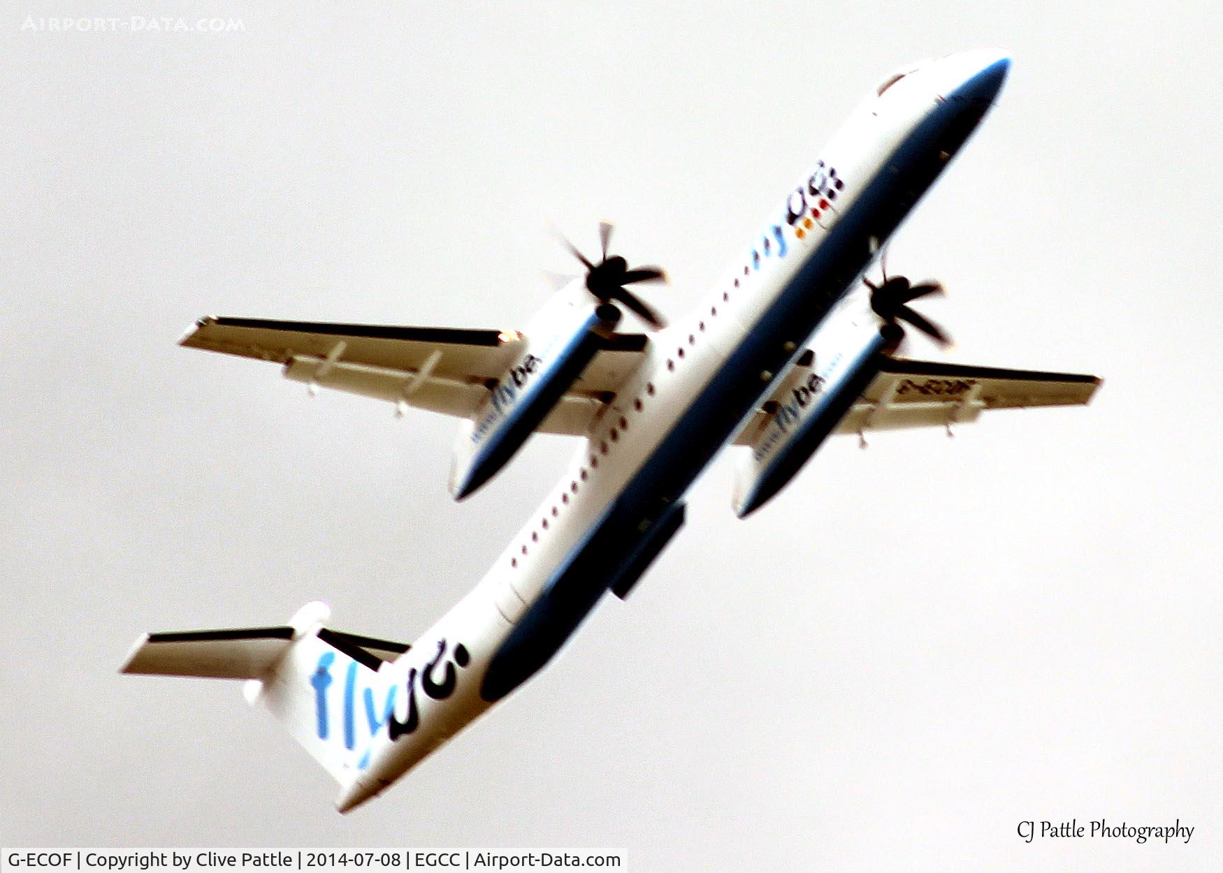 G-ECOF, 2008 De Havilland Canada DHC-8-402Q Dash 8 C/N 4216, @ EGCC