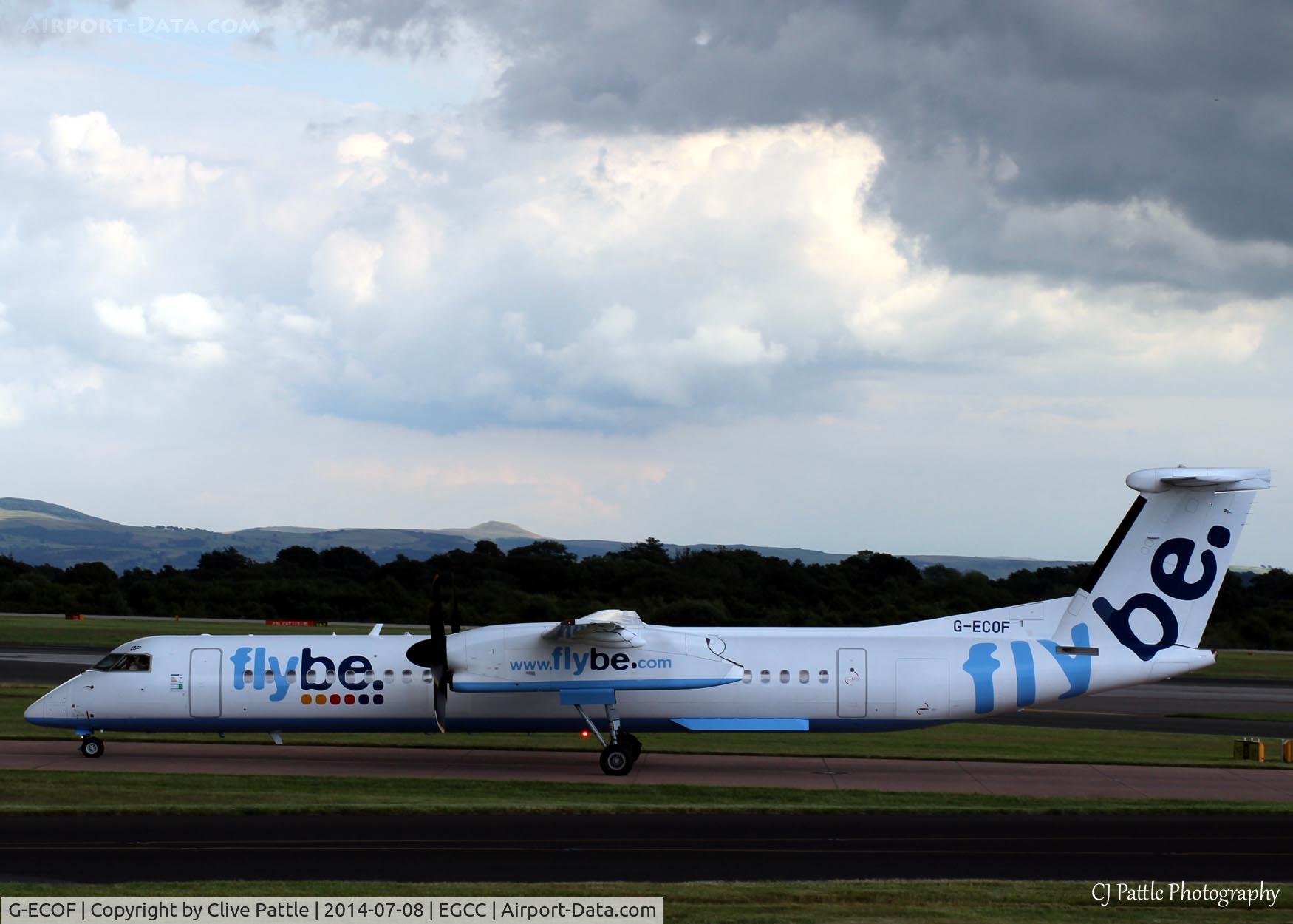 G-ECOF, 2008 De Havilland Canada DHC-8-402Q Dash 8 C/N 4216, @ EGCC
