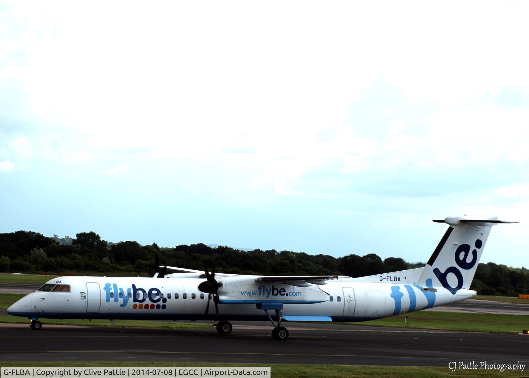 G-FLBA, 2009 De Havilland Canada DHC-8-402Q Dash 8 C/N 4253, @ EGCC