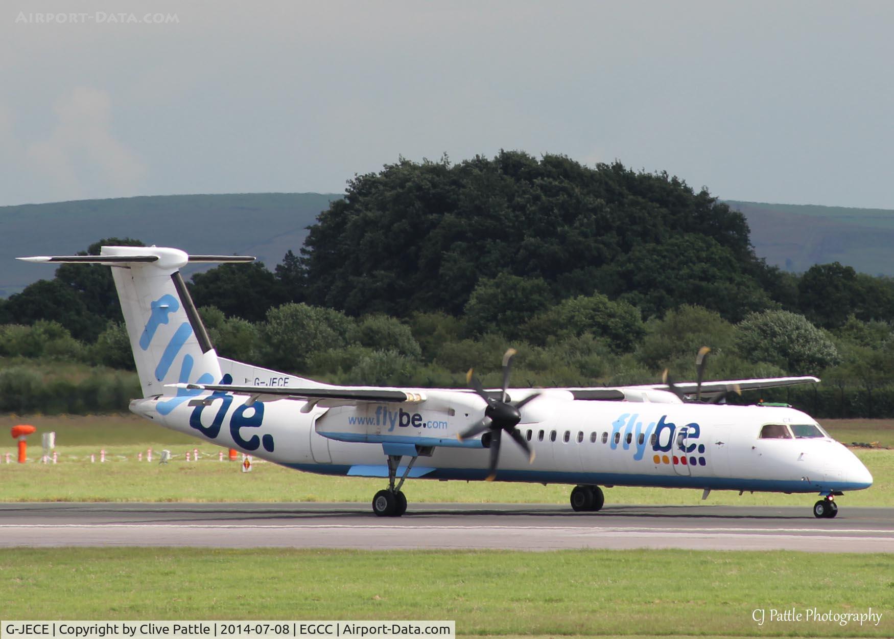 G-JECE, 2004 De Havilland Canada DHC-8-402Q Dash 8 C/N 4094, @ EGCC