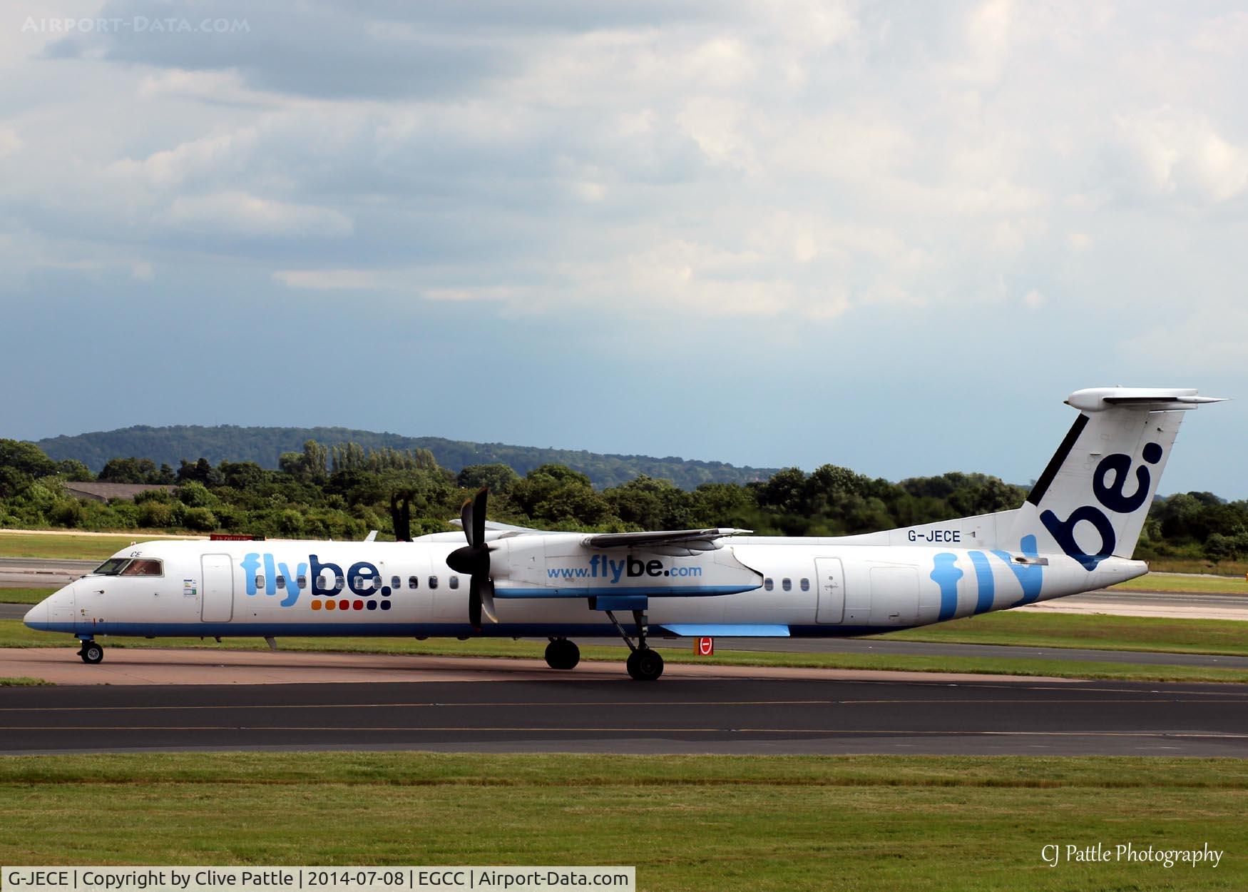 G-JECE, 2004 De Havilland Canada DHC-8-402Q Dash 8 C/N 4094, @ EGCC
