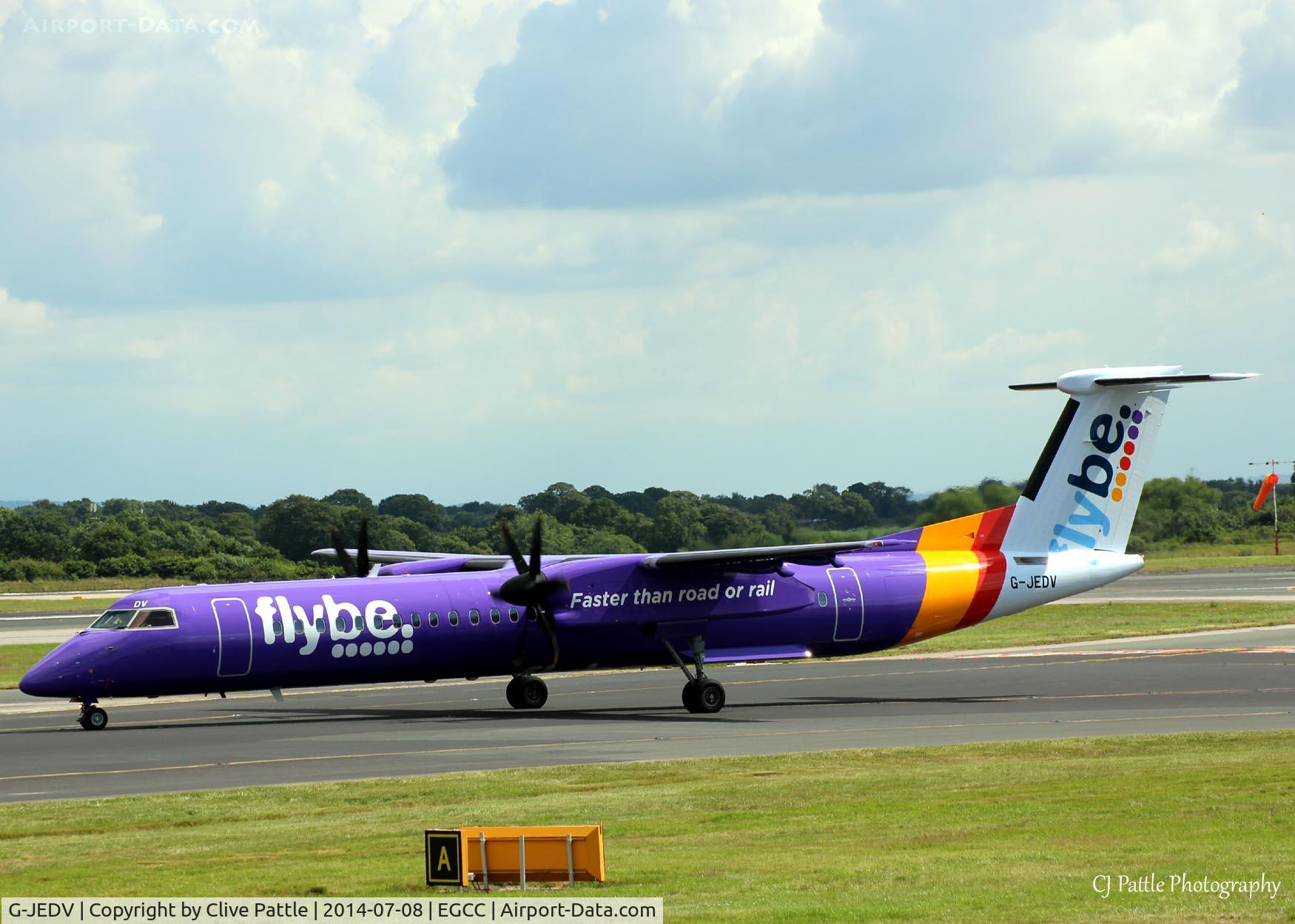 G-JEDV, 2004 De Havilland Canada DHC-8-402Q Dash 8 C/N 4090, @ EGCC