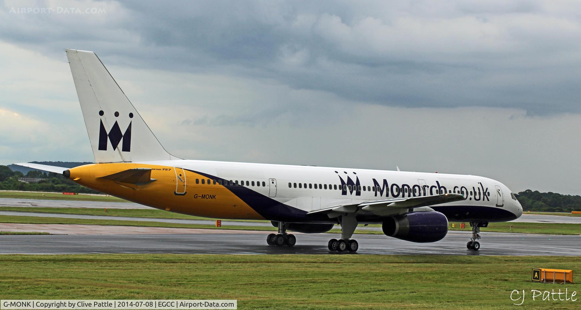 G-MONK, 1988 Boeing 757-2T7 C/N 24105, @ EGCC