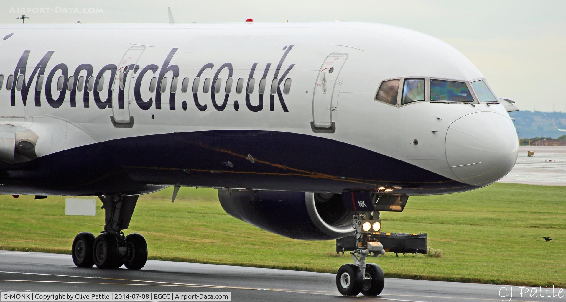 G-MONK, 1988 Boeing 757-2T7 C/N 24105, @ EGCC