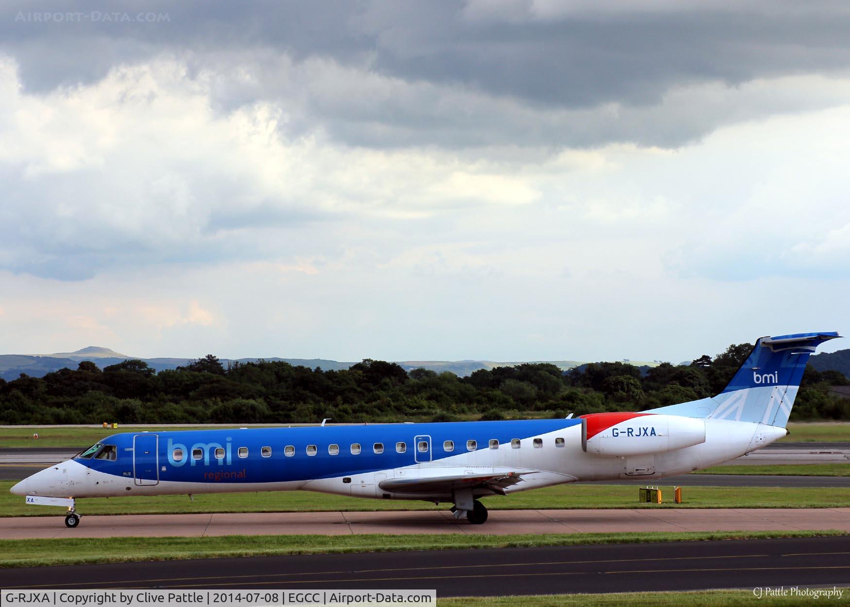 G-RJXA, 1999 Embraer EMB-145EP (ERJ-145EP) C/N 145136, @ EGCC