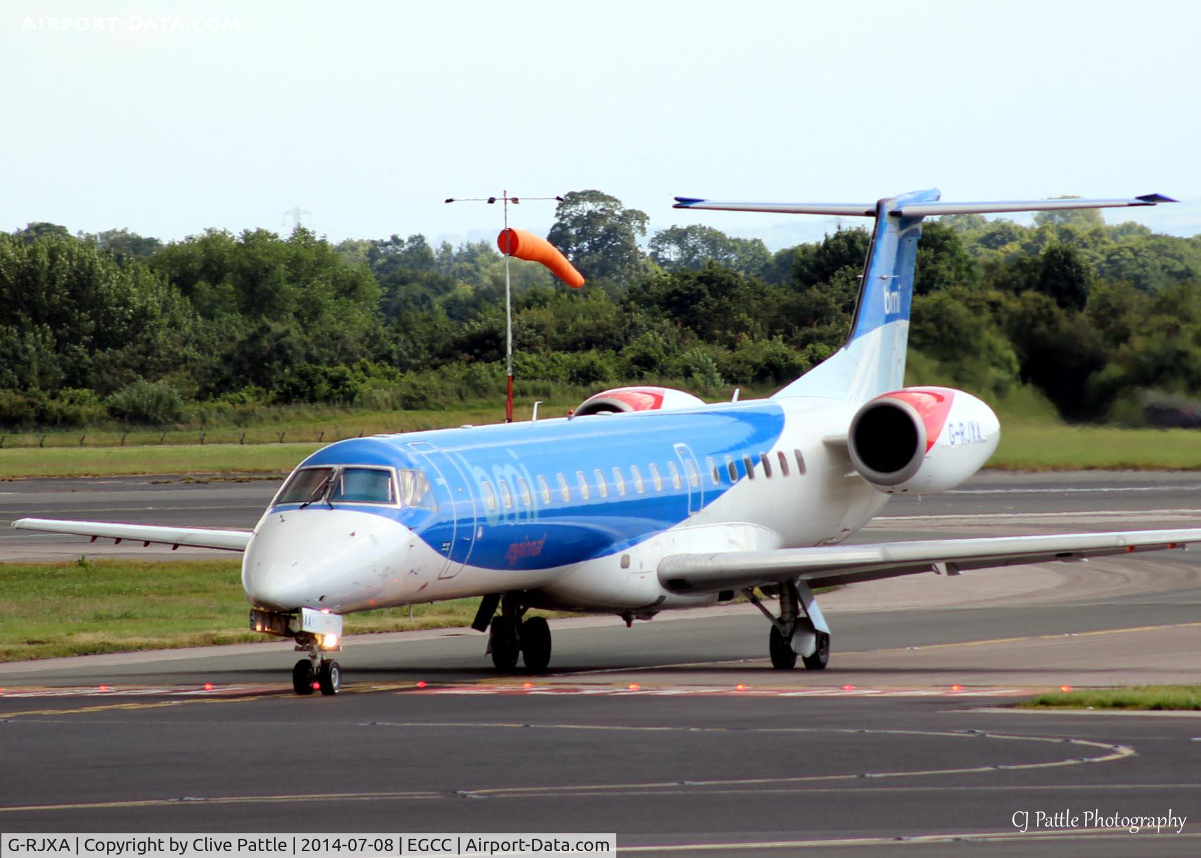 G-RJXA, 1999 Embraer EMB-145EP (ERJ-145EP) C/N 145136, @ EGCC