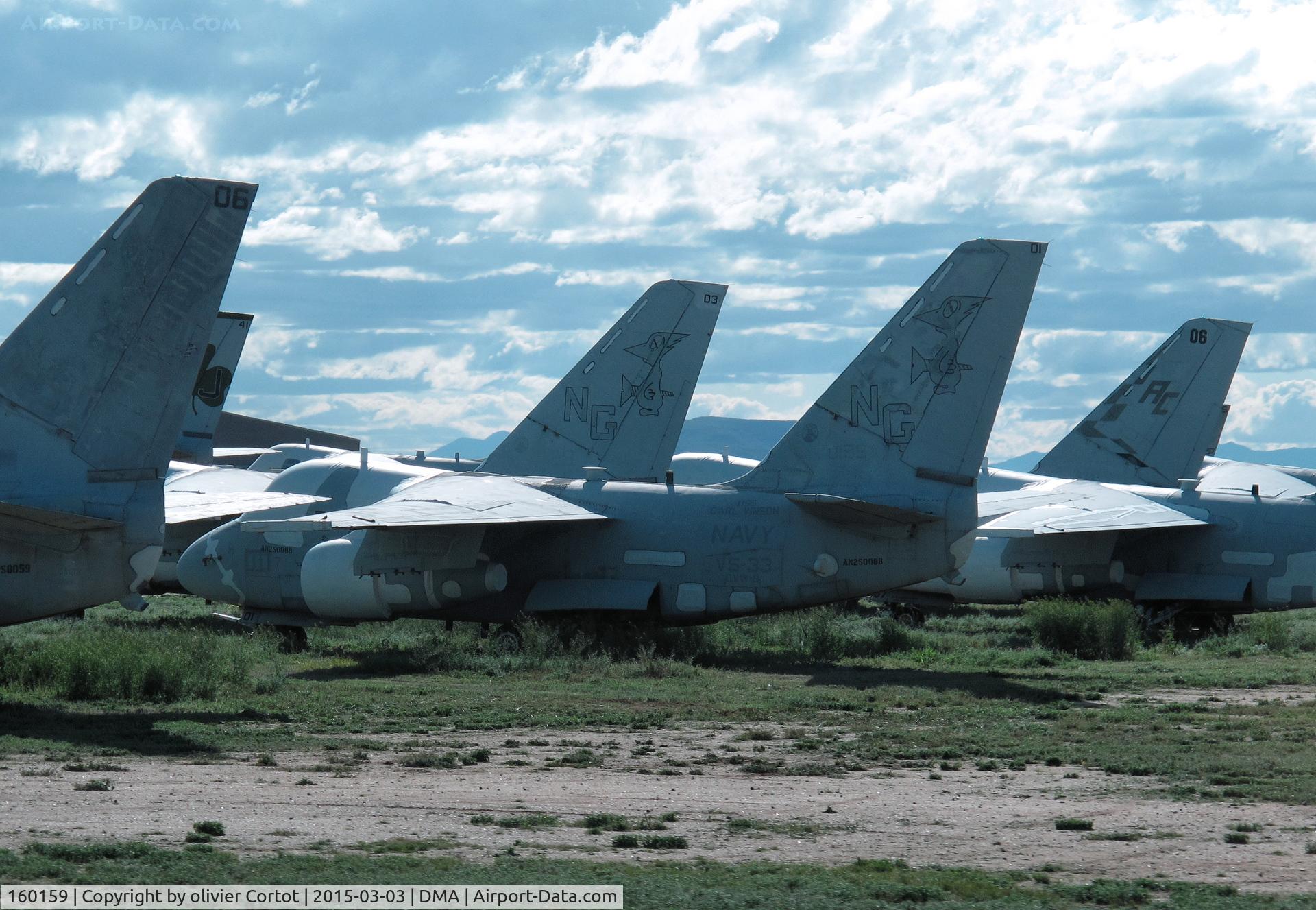 160159, Lockheed S-3B Viking C/N 394A-3141, taken from the tour bus