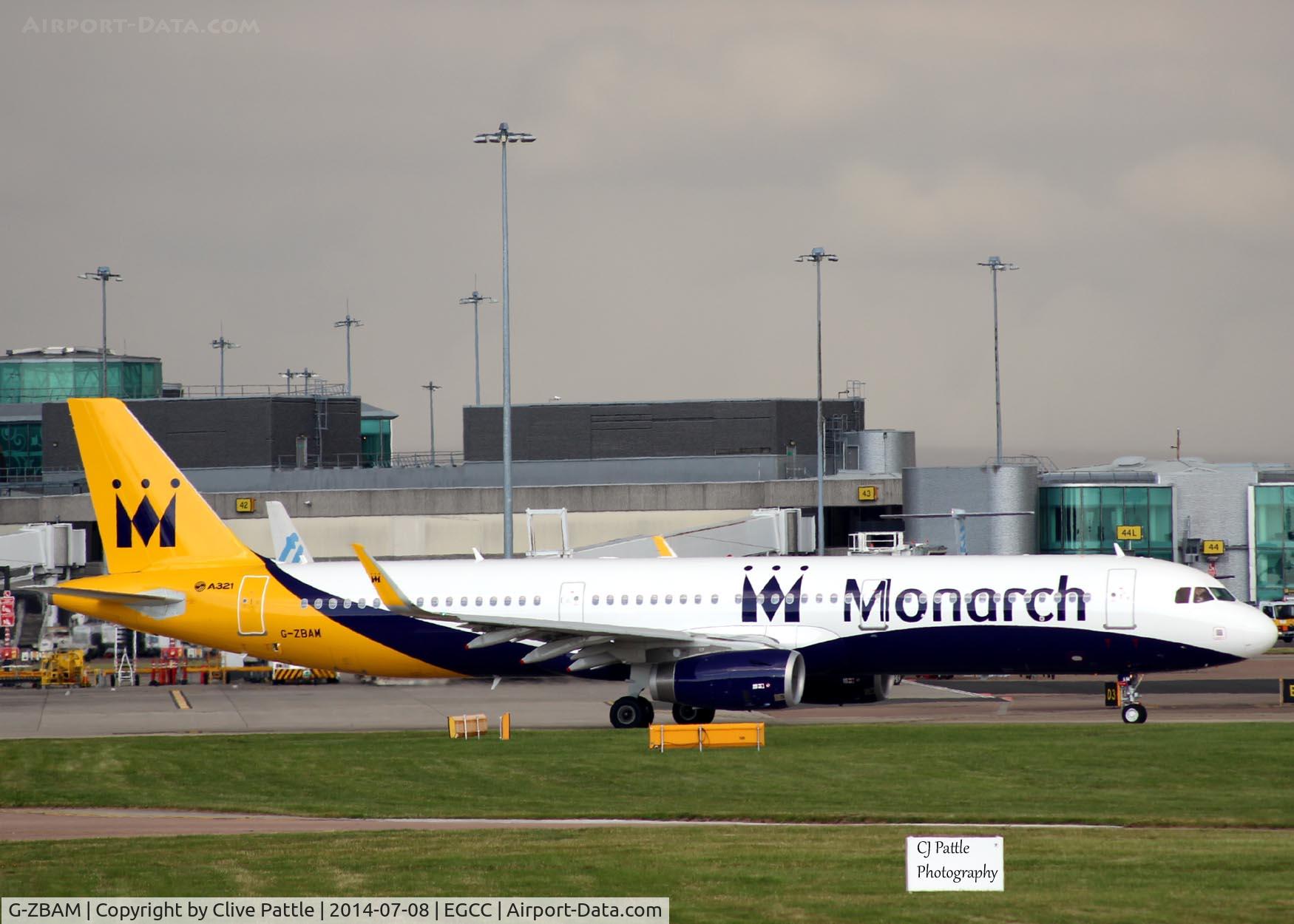 G-ZBAM, 2014 Airbus A321-231 C/N 6059, @ EGCC