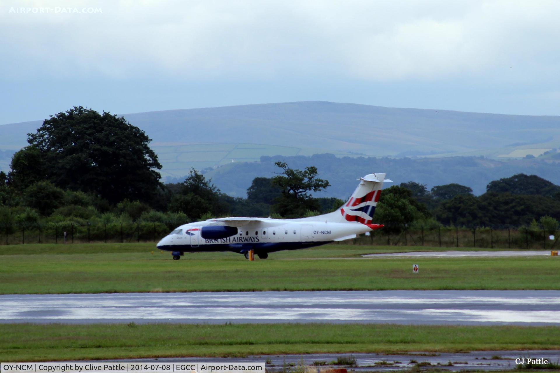 OY-NCM, 2001 Fairchild Dornier 328-300 328JET C/N 3190, @ EGCC