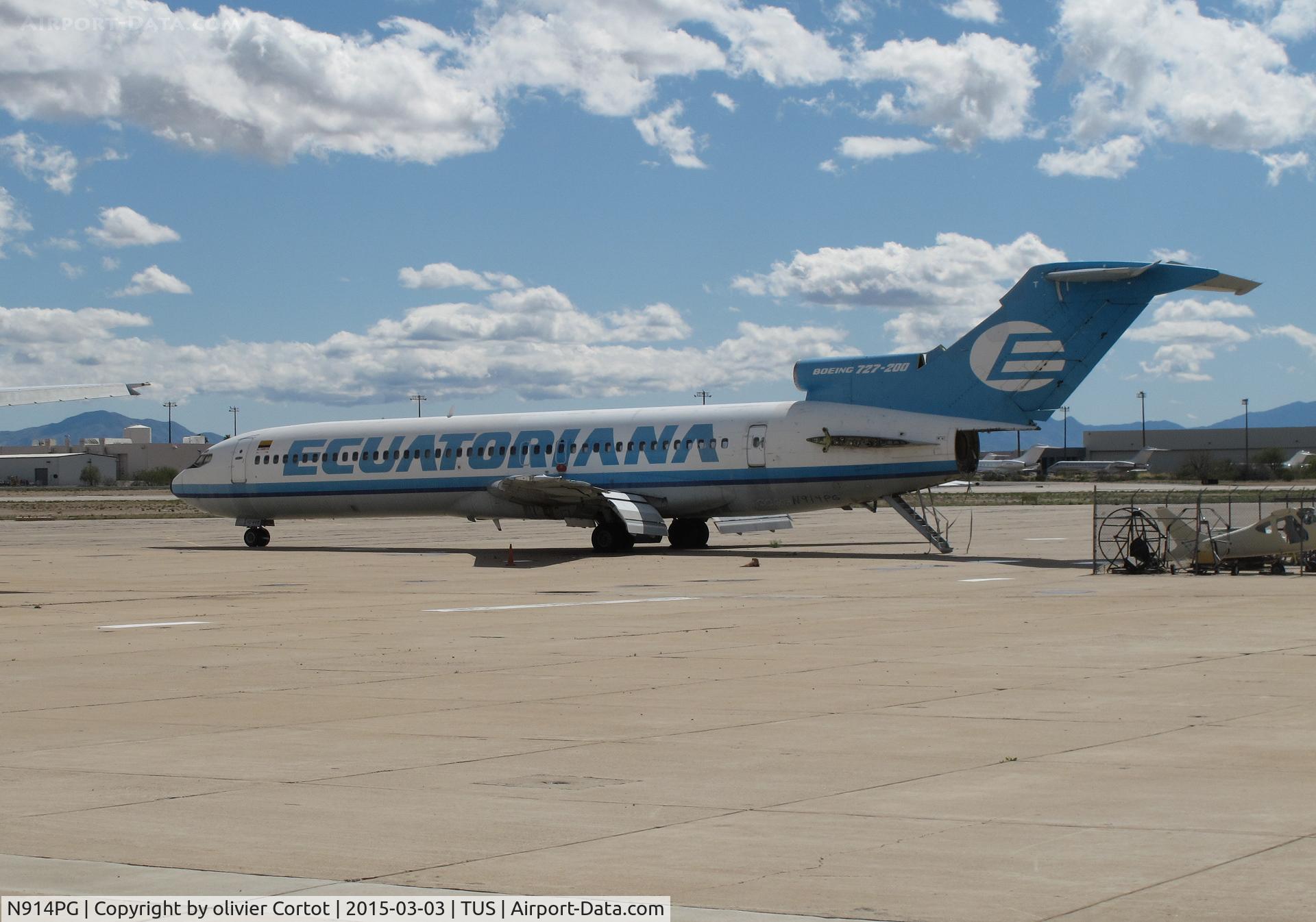 N914PG, 1981 Boeing 727-287 C/N 22603, exotic livery