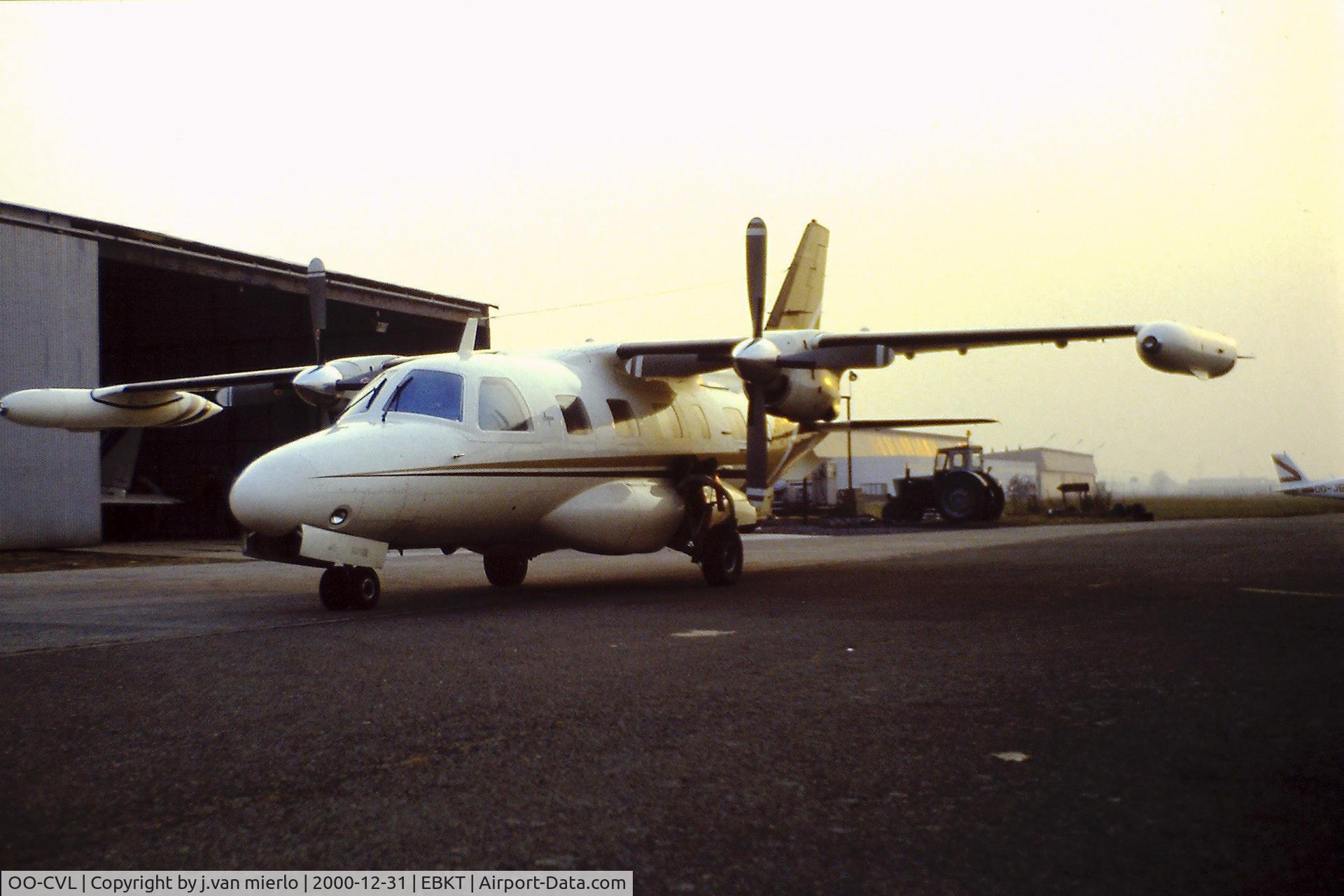 OO-CVL, 1981 Mitsubishi MU-2B-60 Marquise C/N 1528SA, Kortrijk, Belgium