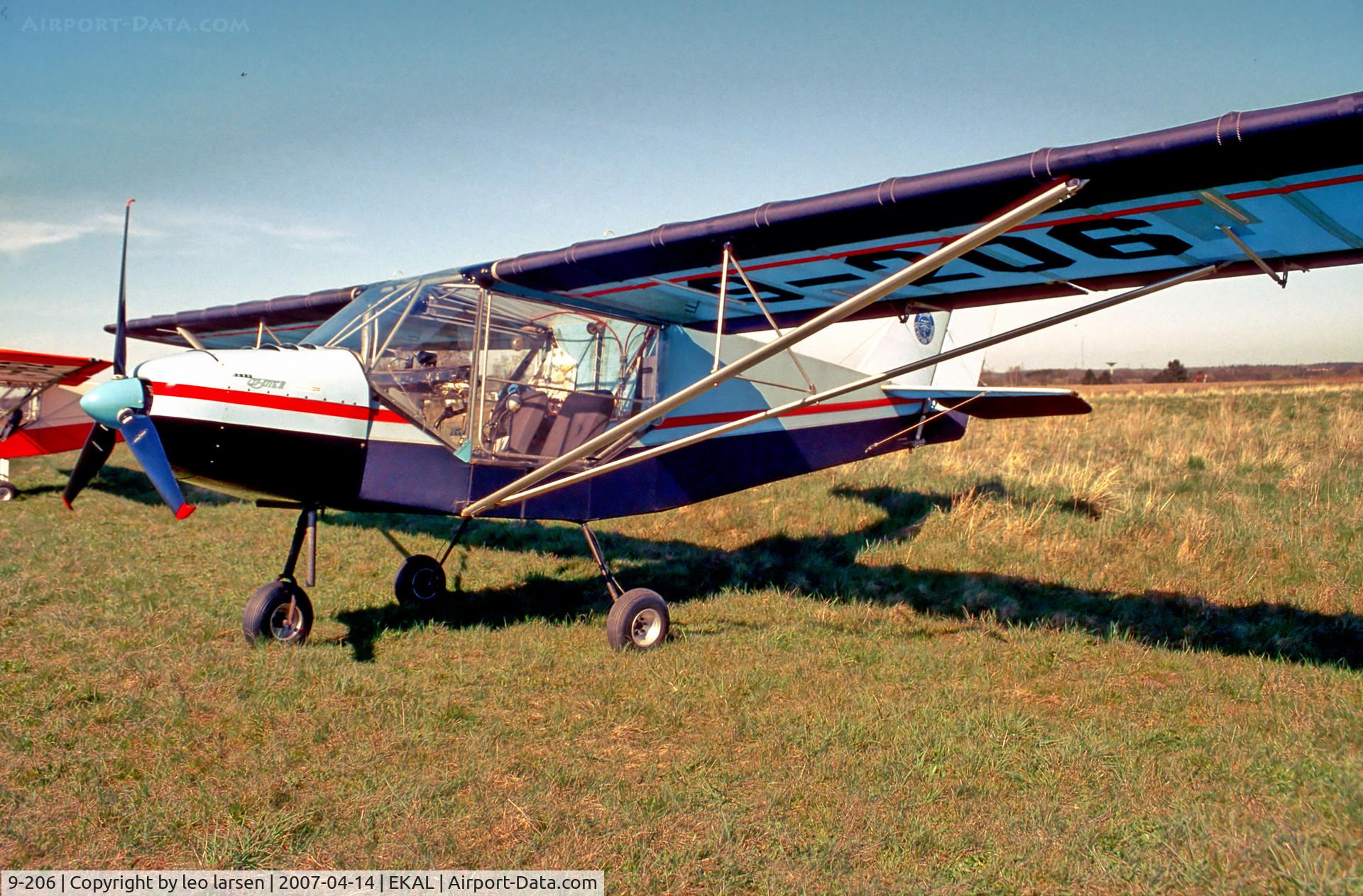 9-206, Rans S-6ES Coyote II C/N Not found 9-206, Allerød 14.4.2007
