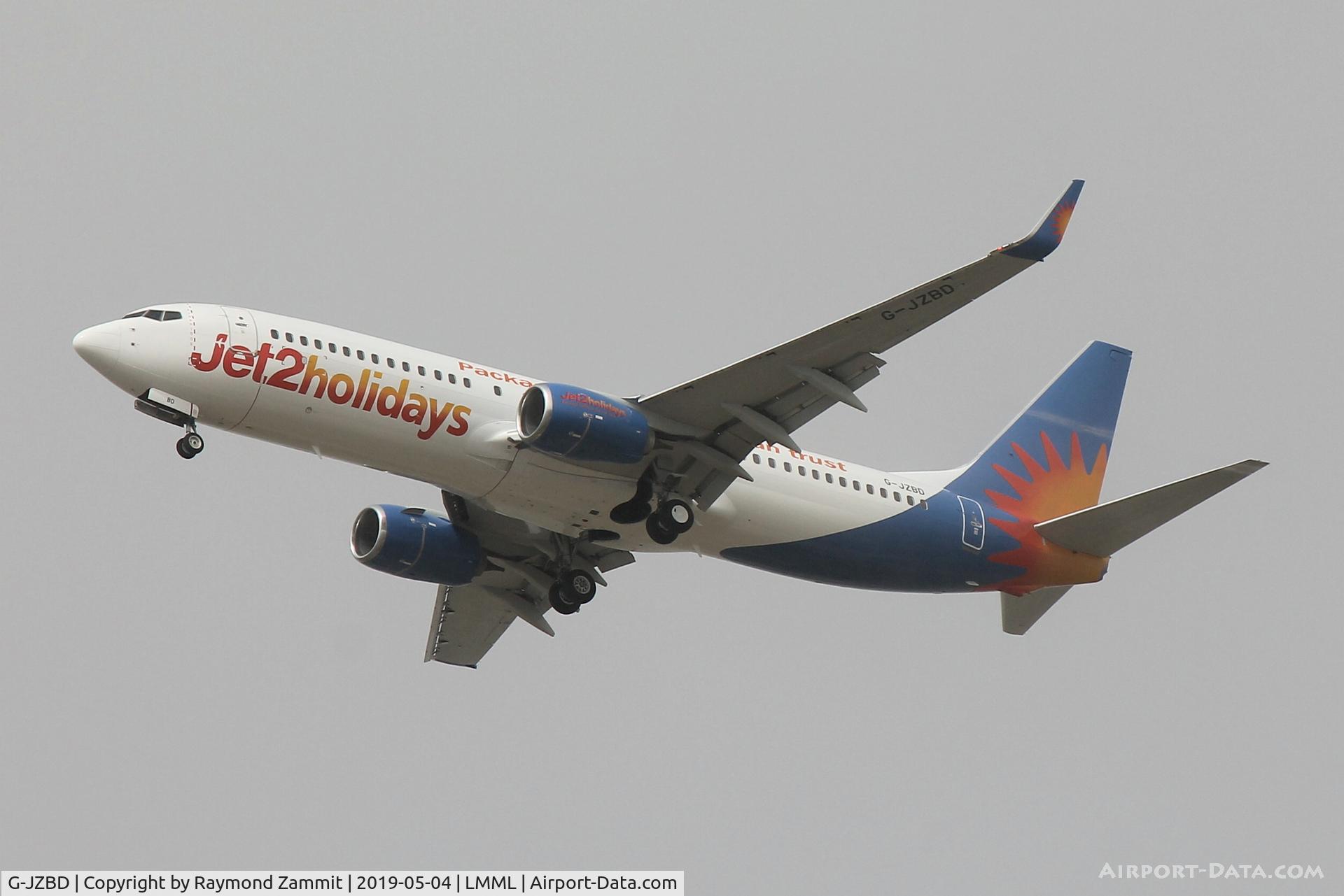 G-JZBD, 2017 Boeing 737-800 C/N 63159, B737-800 G-JZBD Jet2Com