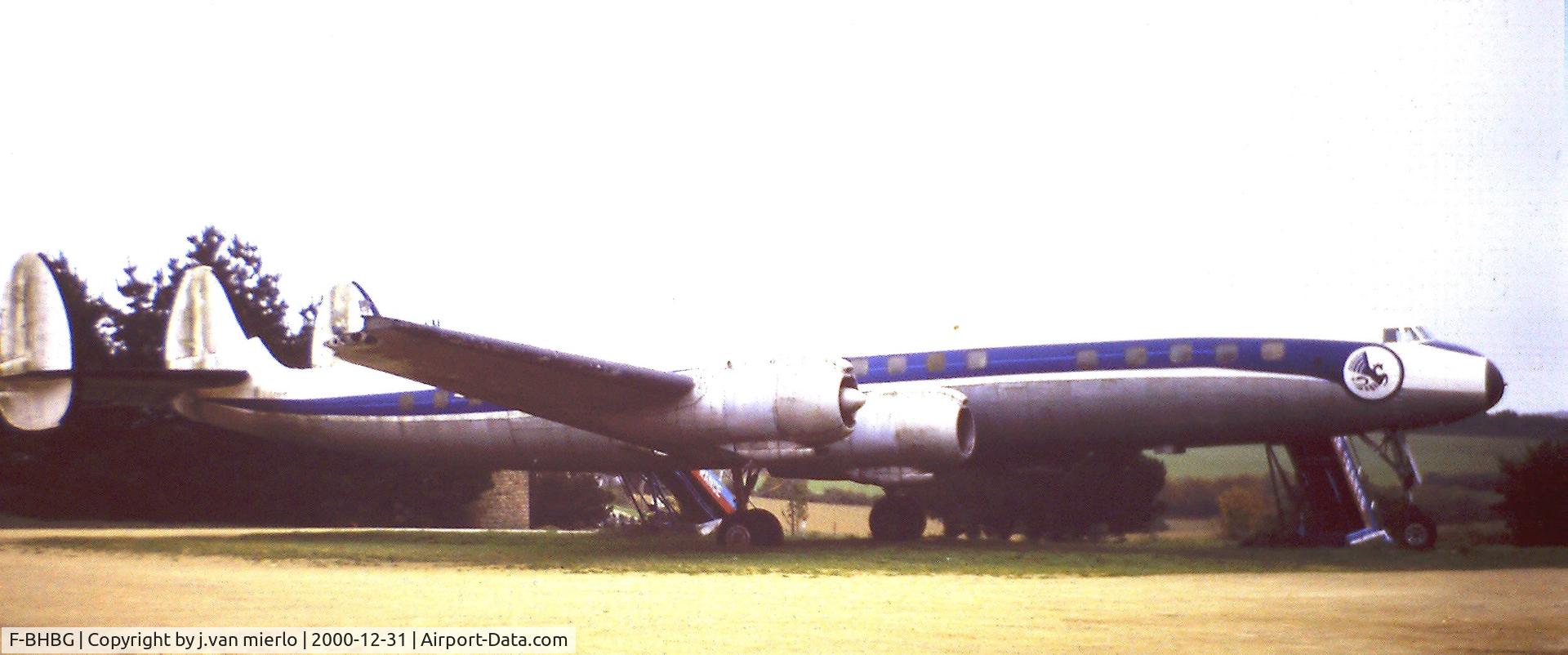 F-BHBG, 1955 Lockheed L-1049G Super Constellation C/N 4626, mid'80s