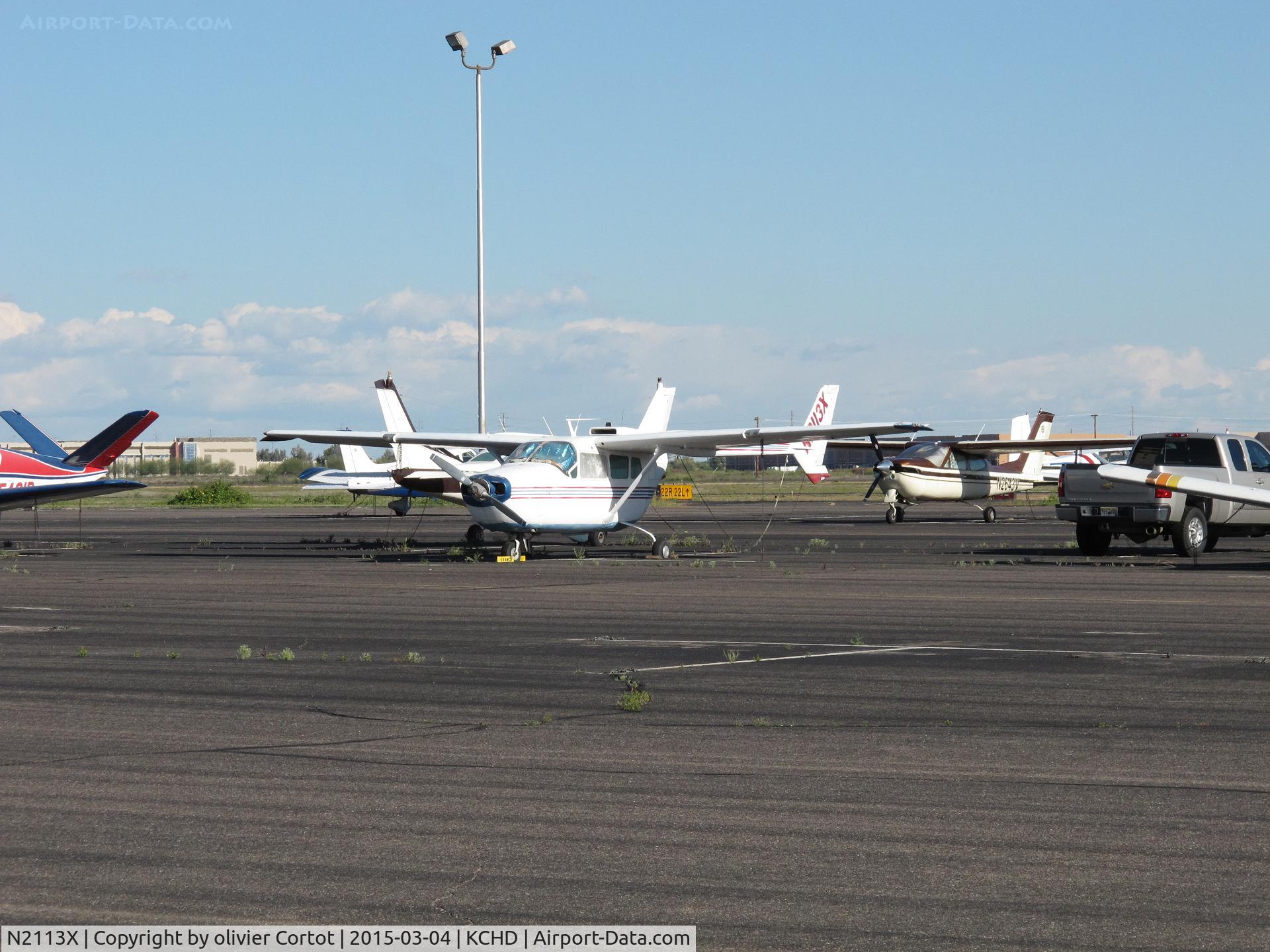 N2113X, 1965 Cessna 337 Super Skymaster C/N 337-0013, on the tarmac
