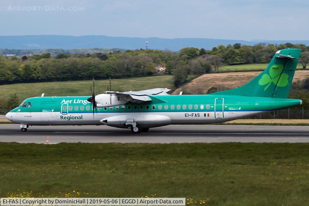 EI-FAS, 2013 ATR 72-600 (72-212A) C/N 1083, Landing RWY 27