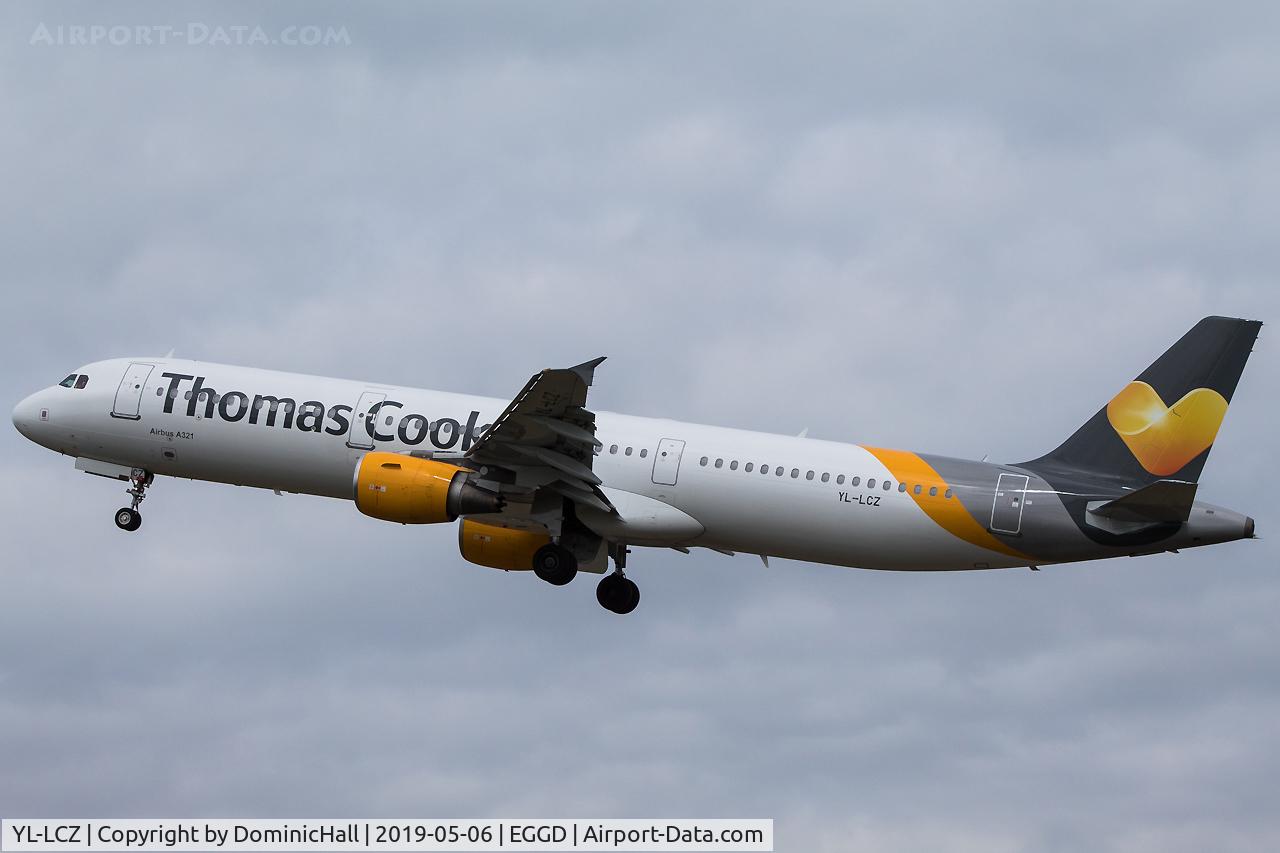 YL-LCZ, 2006 Airbus A321-211 C/N 2912, Departing RWY 27