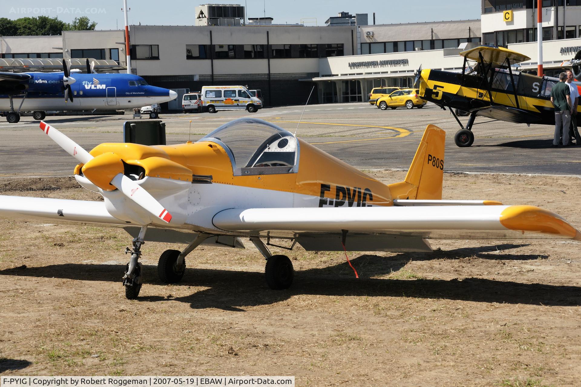 F-PYIG, Pottier P-80S C/N 8, STAMPE FLY IN.