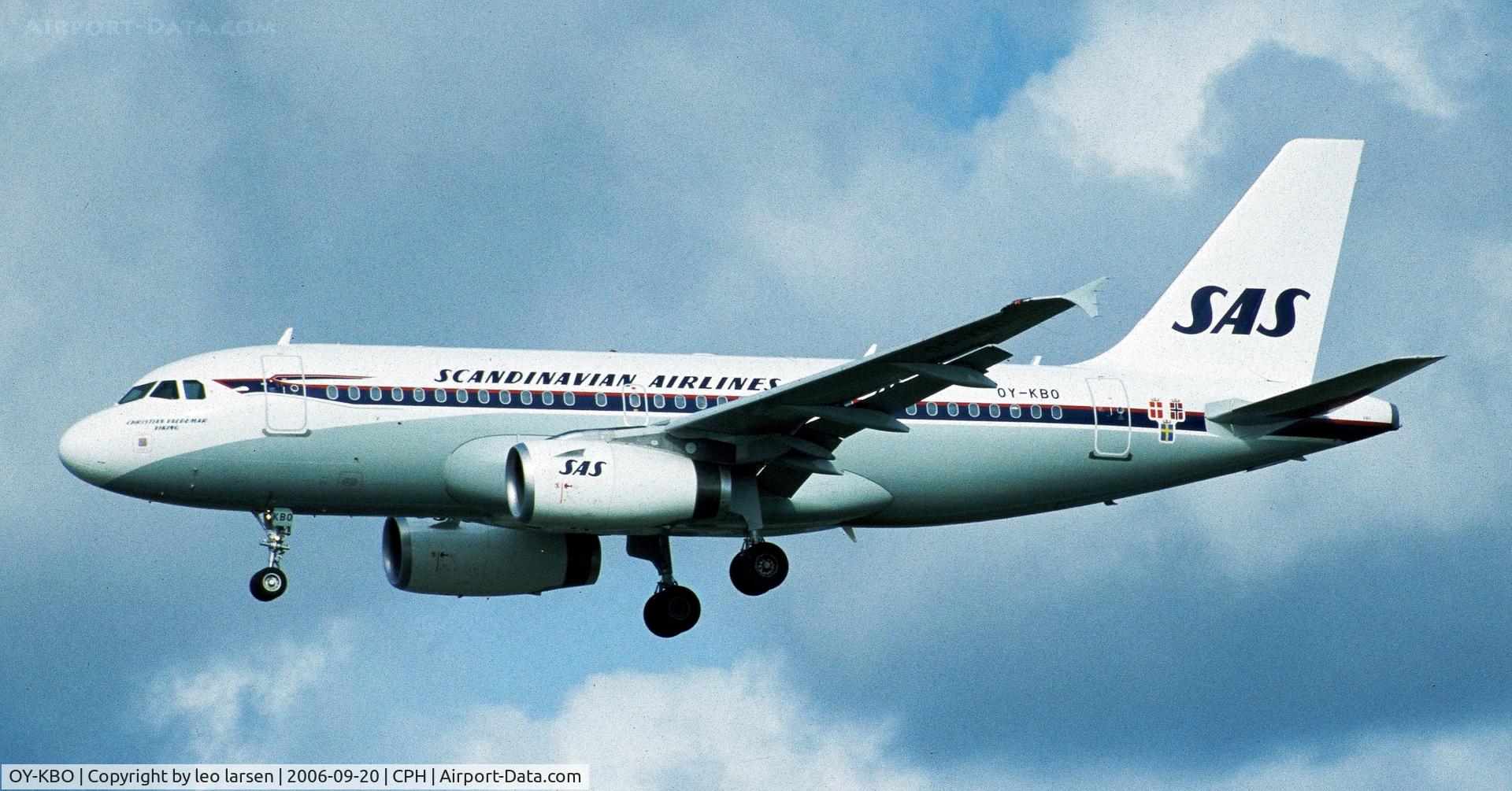 OY-KBO, 2006 Airbus A319-131 C/N 2850, Copenhagen 20.9.2006