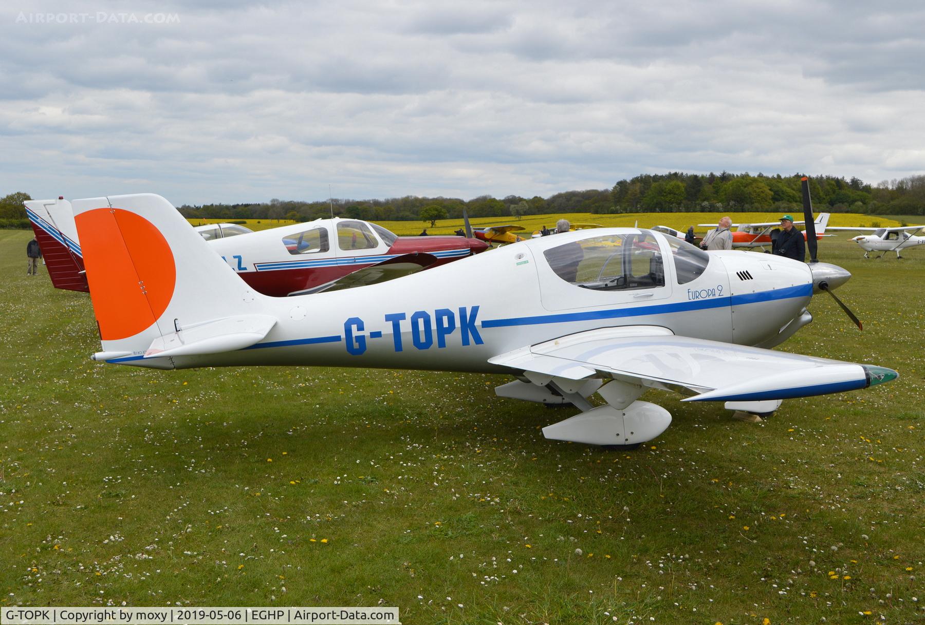 G-TOPK, 2004 Europa XS Tri-Gear C/N PFA 247-14193, Europa XS Tri-Gear at Popham.