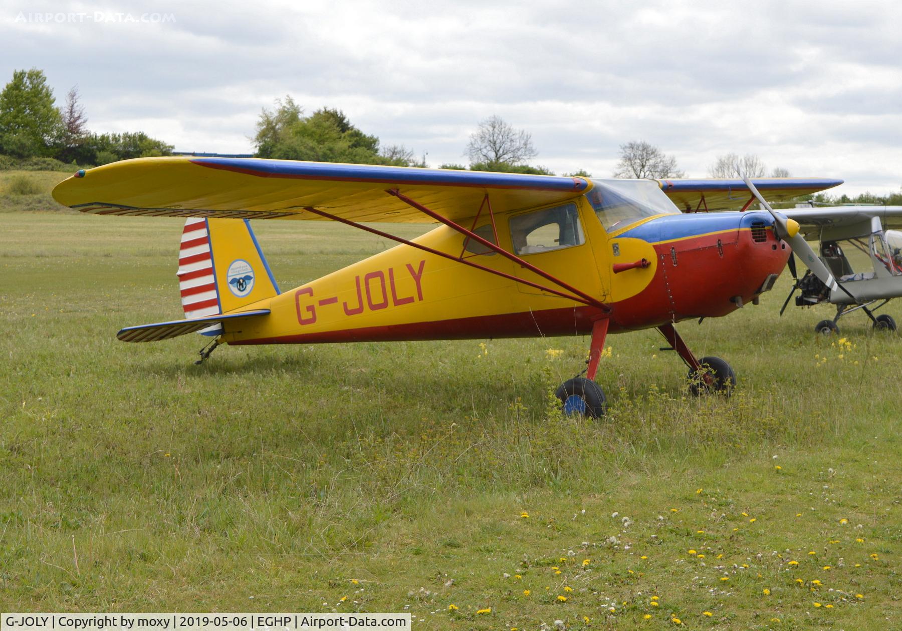 G-JOLY, 1947 Cessna 120 C/N 13872, 1947 Cessna 120 at Popham. Ex OO-ACE
