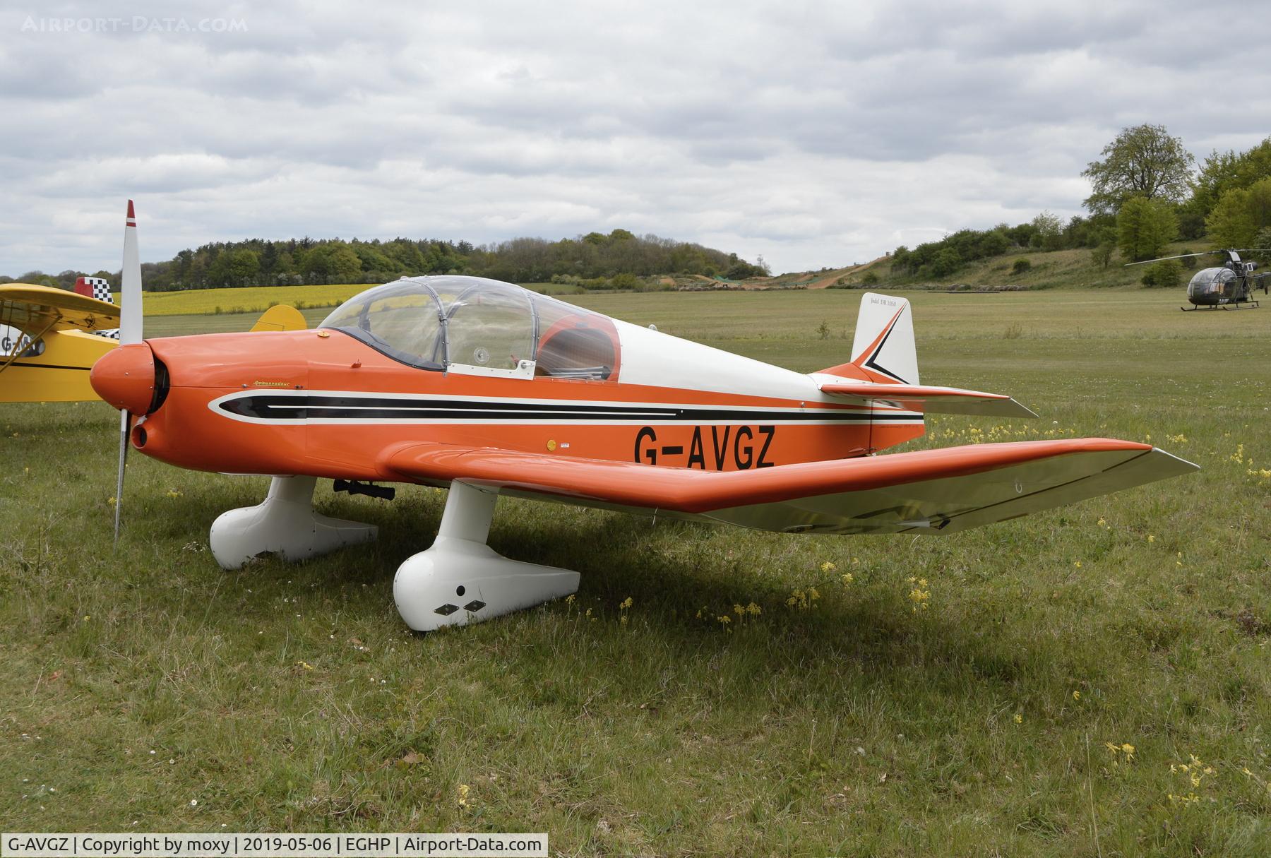 G-AVGZ, 1962 CEA Jodel DR.1050 Ambassadeur C/N 341, Jodel DR.1050 Ambassadeur at Popham. Ex F-BKPR