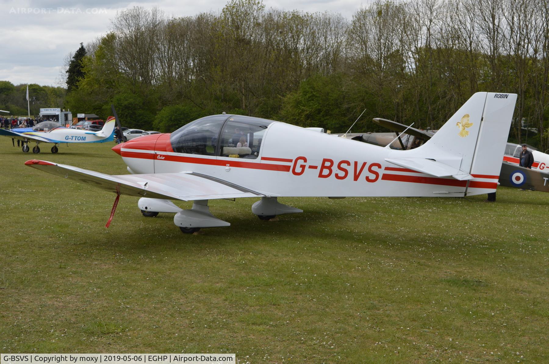 G-BSVS, 1990 Robin DR-400-100 Cadet Cadet C/N 2017, Robin DR-400-100 Cadet at Popham.