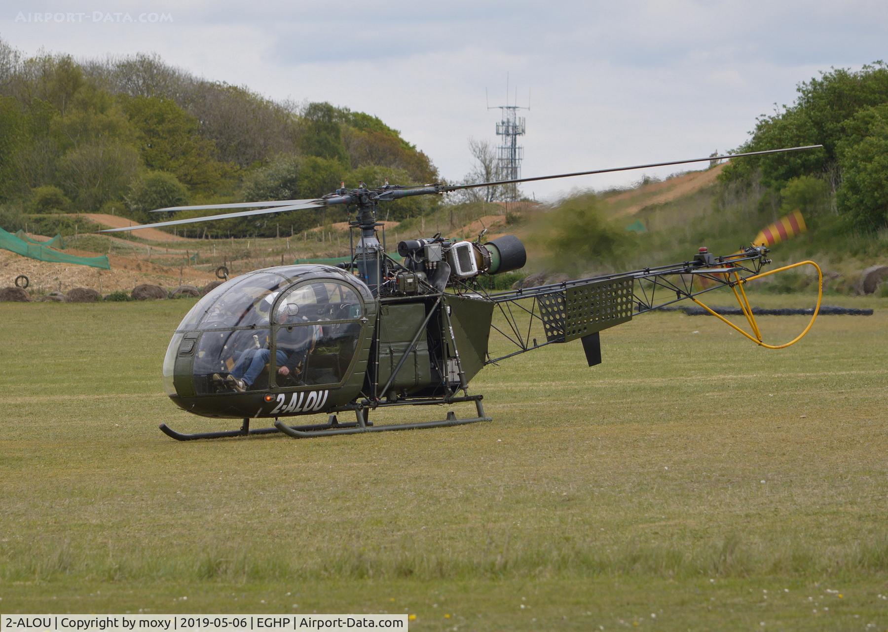 2-ALOU, 1961 Sud Aviation Alouette AH.2 C/N 1583, Sud Aviation Alouette AH.2 at Popham. Ex G-CICS and XR379