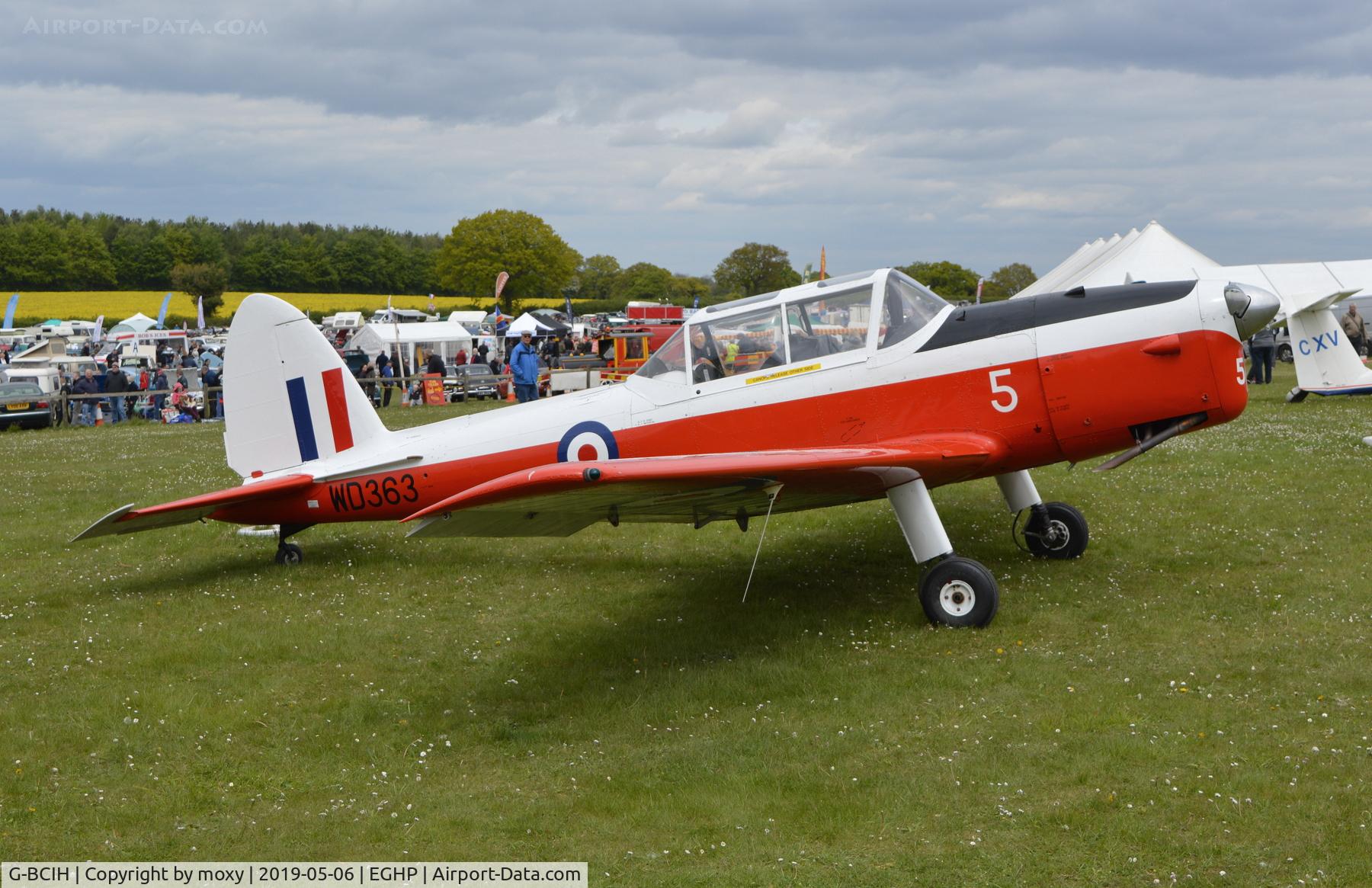 G-BCIH, 1951 De Havilland DHC-1 Chipmunk 22 C/N C1/0304, De Havilland DHC-1 Chipmunk 22 at Popham. Ex RAF WD363