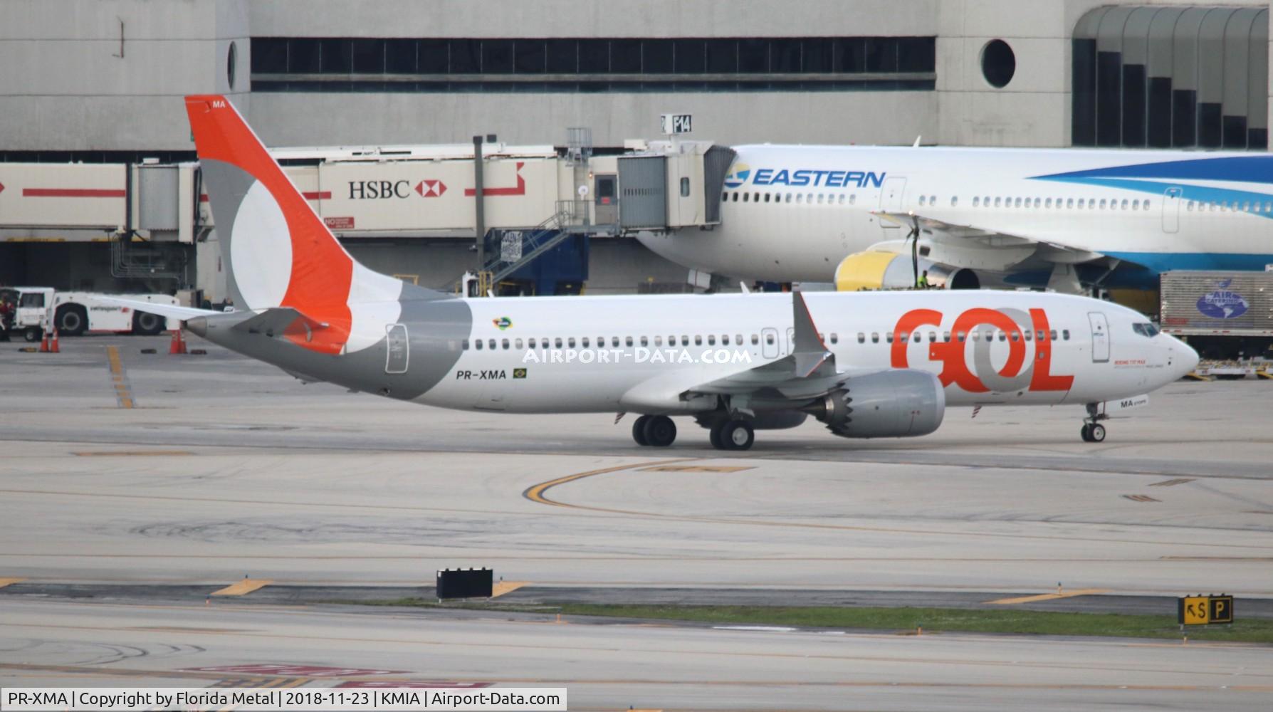 PR-XMA, 2018 Boeing 737-8 MAX C/N 43986, GOL 737-8