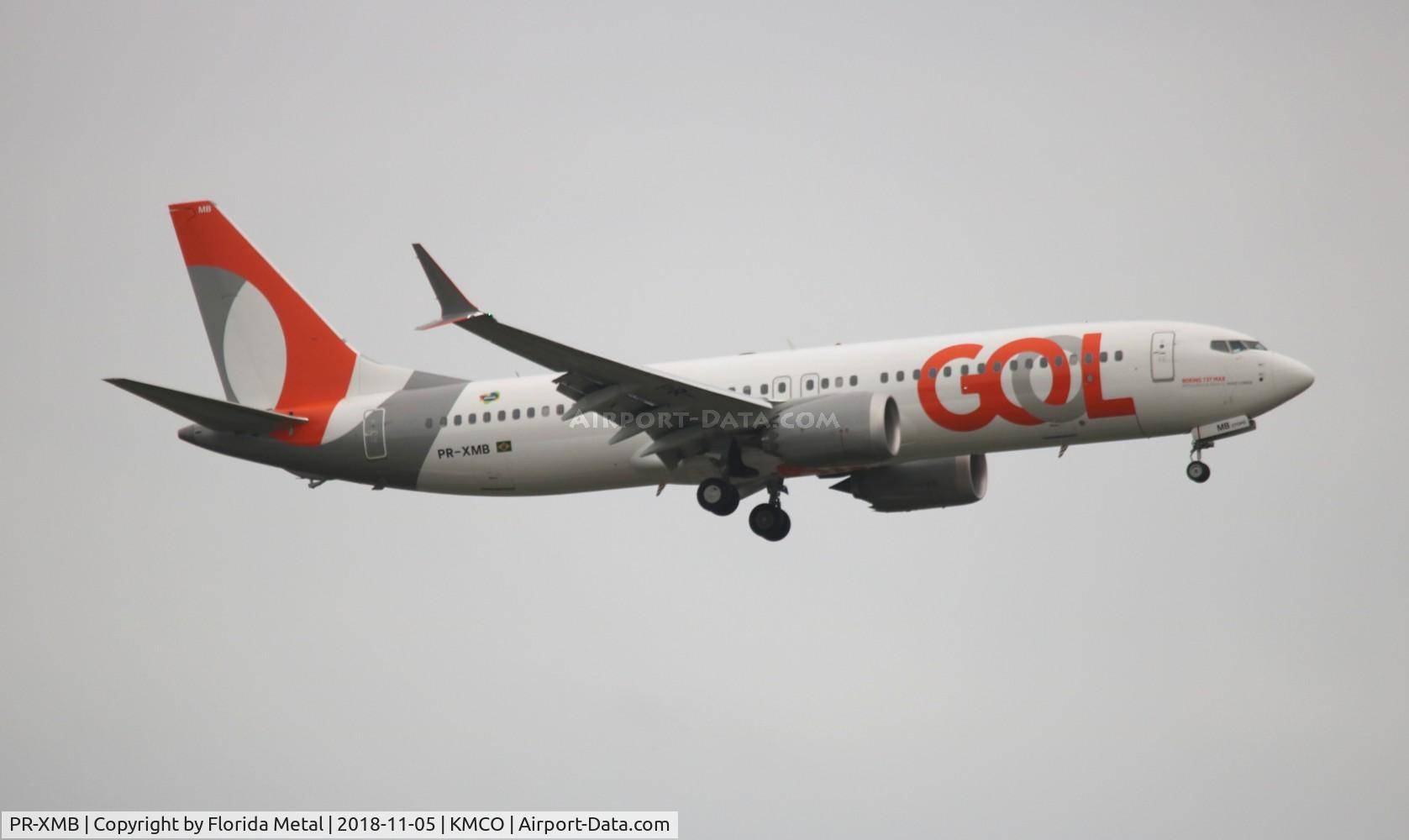 PR-XMB, 2018 Boeing 737-8 MAX C/N 43987, GOL 737-8