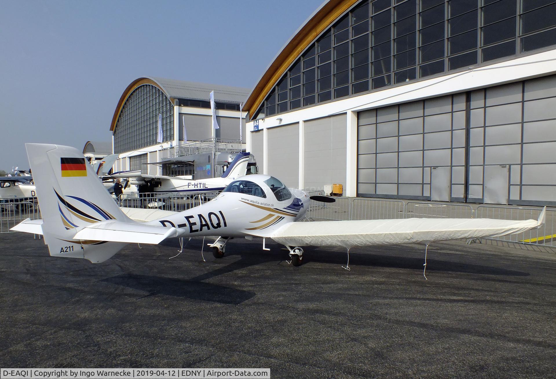 D-EAQI, Aquila A211 C/N AT01-362, Aquila A211 at the AERO 2019, Friedrichshafen