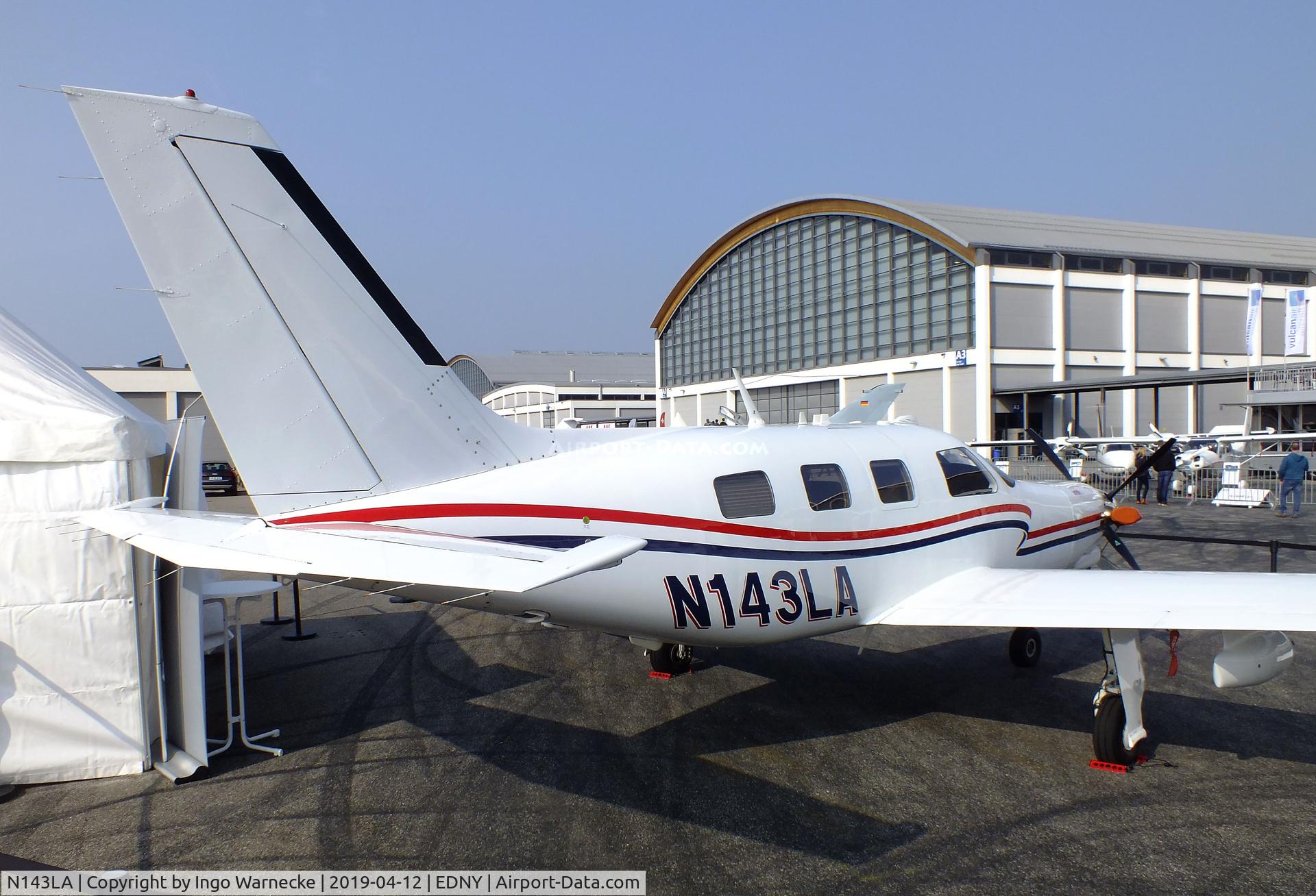 N143LA, 2009 Piper PA-46-350P Malibu Mirage C/N 4636459, Piper PA-46-350P Malibu Mirage at the AERO 2019, Friedrichshafen