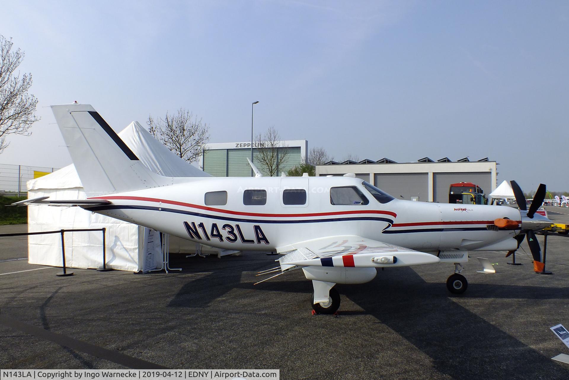 N143LA, 2009 Piper PA-46-350P Malibu Mirage C/N 4636459, Piper PA-46-350P Malibu Mirage at the AERO 2019, Friedrichshafen
