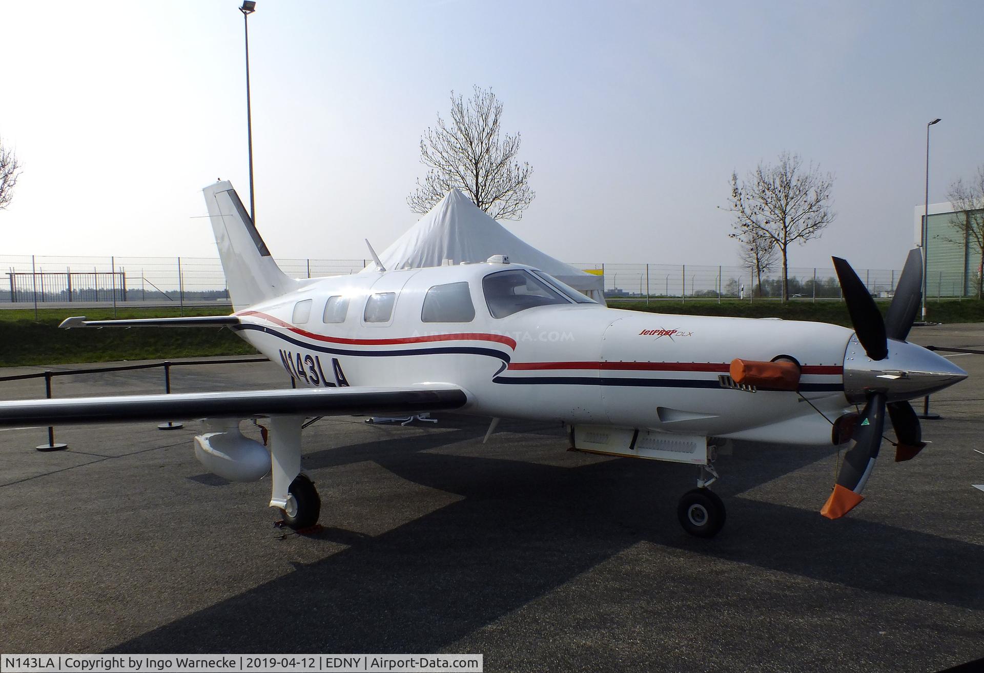 N143LA, 2009 Piper PA-46-350P Malibu Mirage C/N 4636459, Piper PA-46-350P Malibu Mirage at the AERO 2019, Friedrichshafen