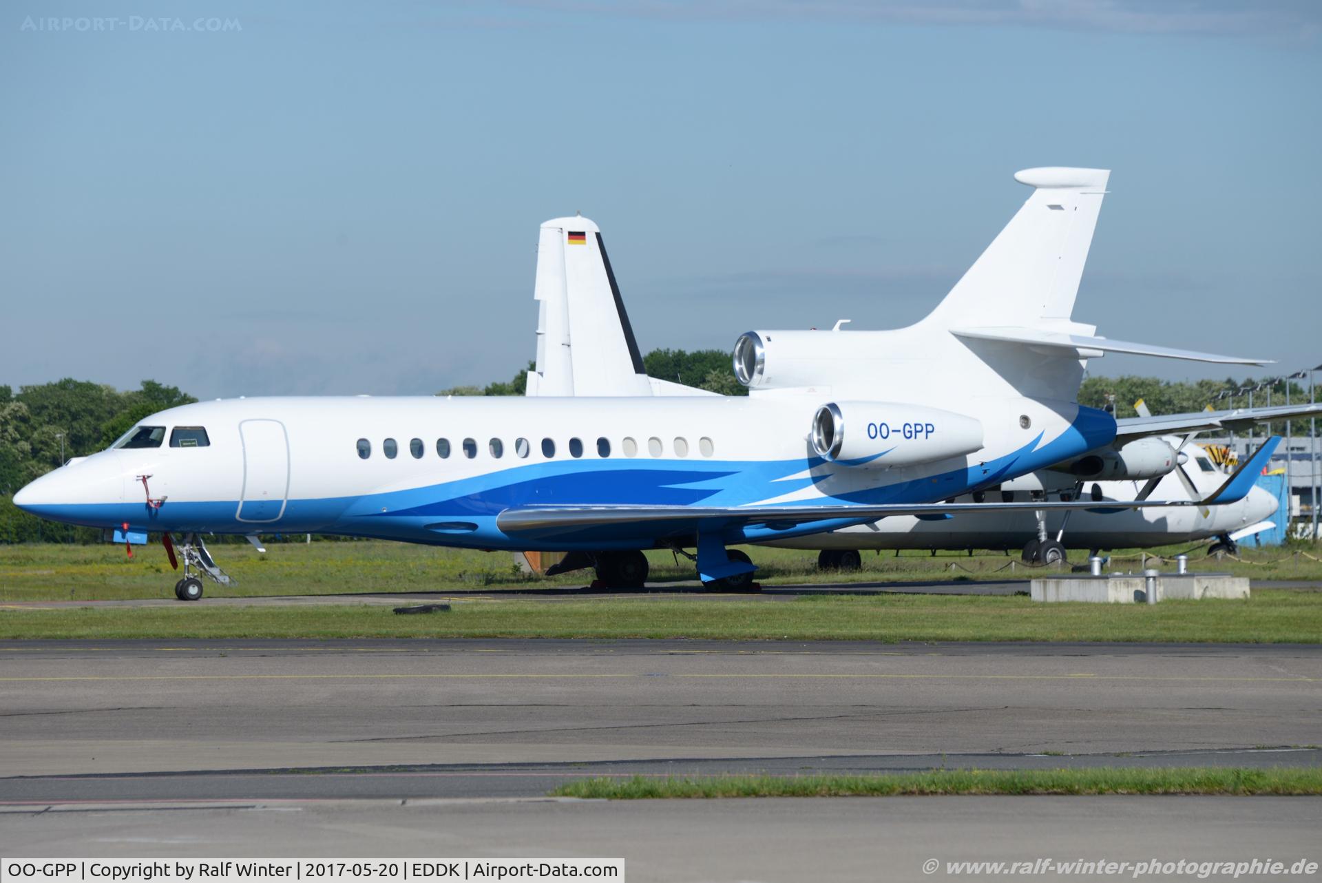 OO-GPP, 2015 Dassault Falcon 7X C/N 271, Dassault Falcon 7X - W9 AAB Abeleg Aviation - 271 - OO-GPP - 20.05.2017 - CGN