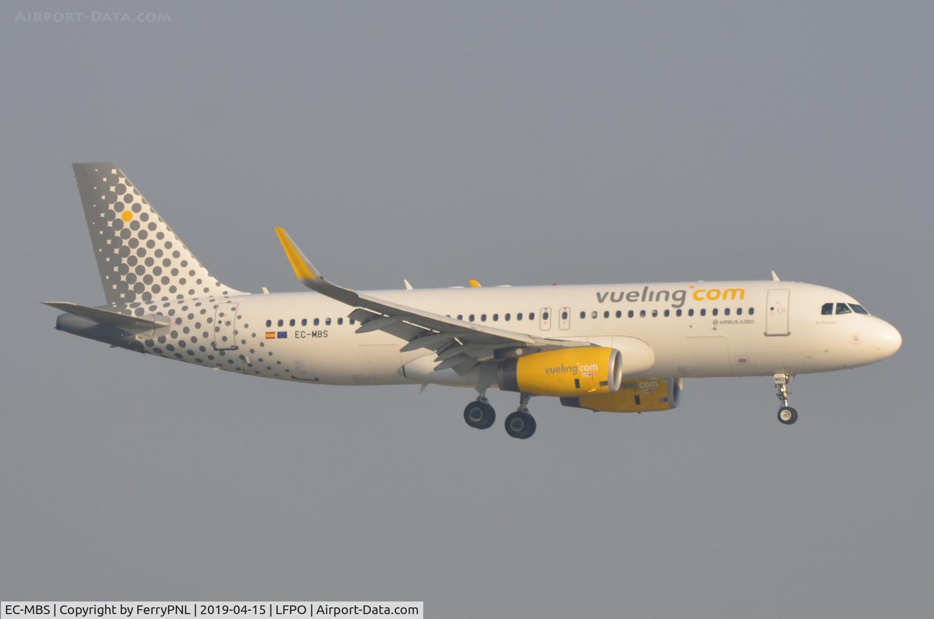 EC-MBS, 2014 Airbus A320-232 C/N 6123, Arrival of Vueling A320