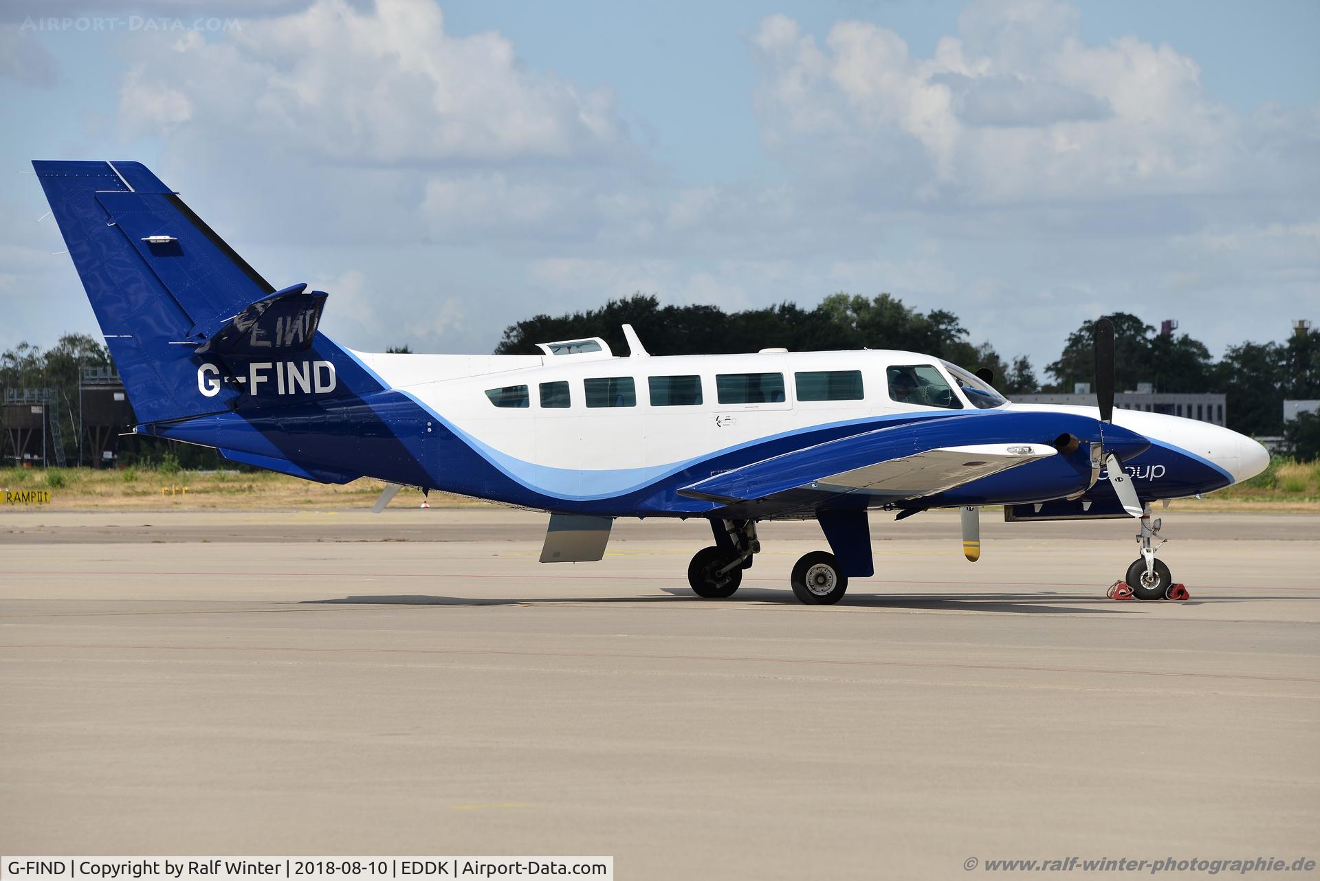 G-FIND, 1989 Reims F406 Caravan II C/N F406-0045, Reims Cessna F406 Caravan II - Reconnaissance Ventures - F406-0045 - G-FIND - 10.08.2018 - CGN