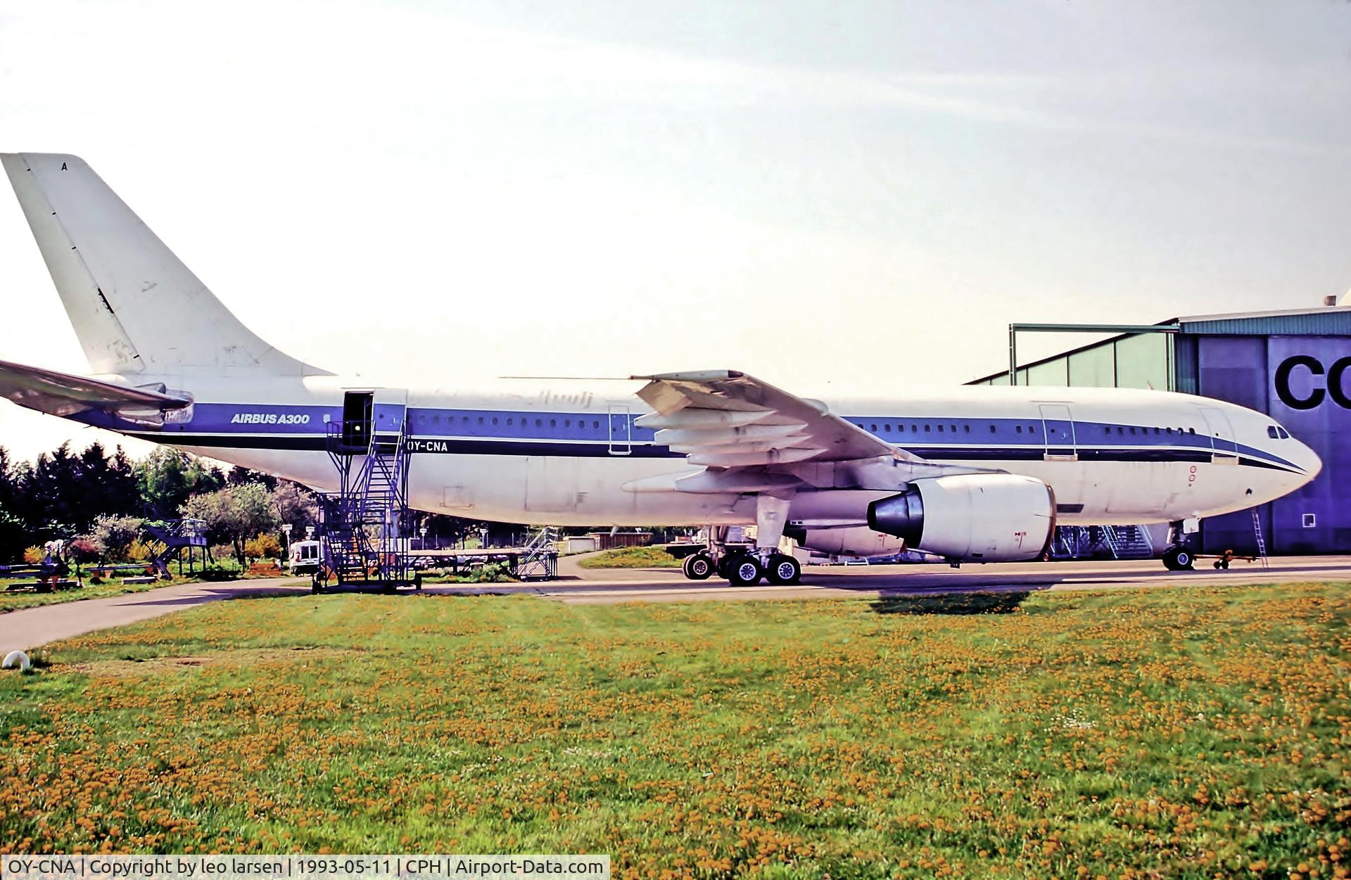 OY-CNA, 1979 Airbus A300B2-320 C/N 079, Copenhagen 11.5.1993