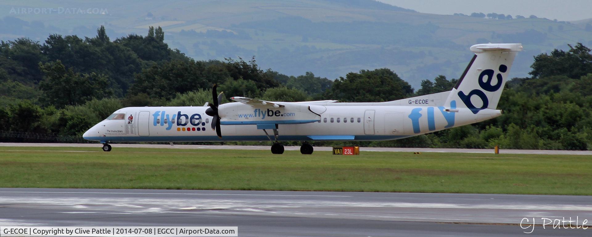 G-ECOE, 2008 De Havilland Canada DHC-8-402Q Dash 8 C/N 4212, @ EGCC
