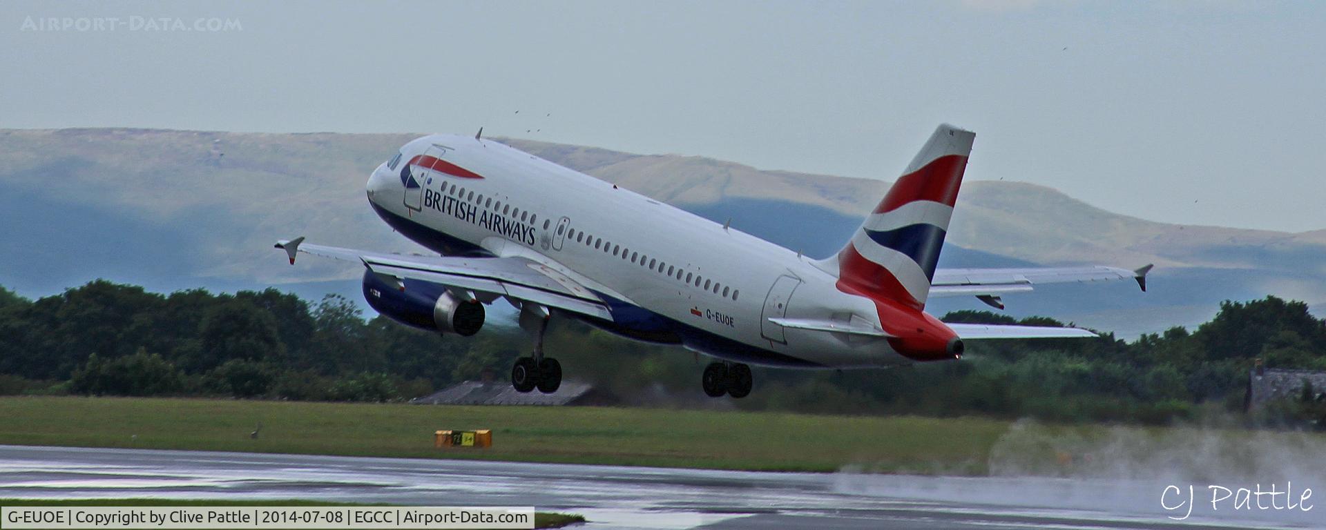 G-EUOE, 2001 Airbus A319-131 C/N 1574, @ EGCC