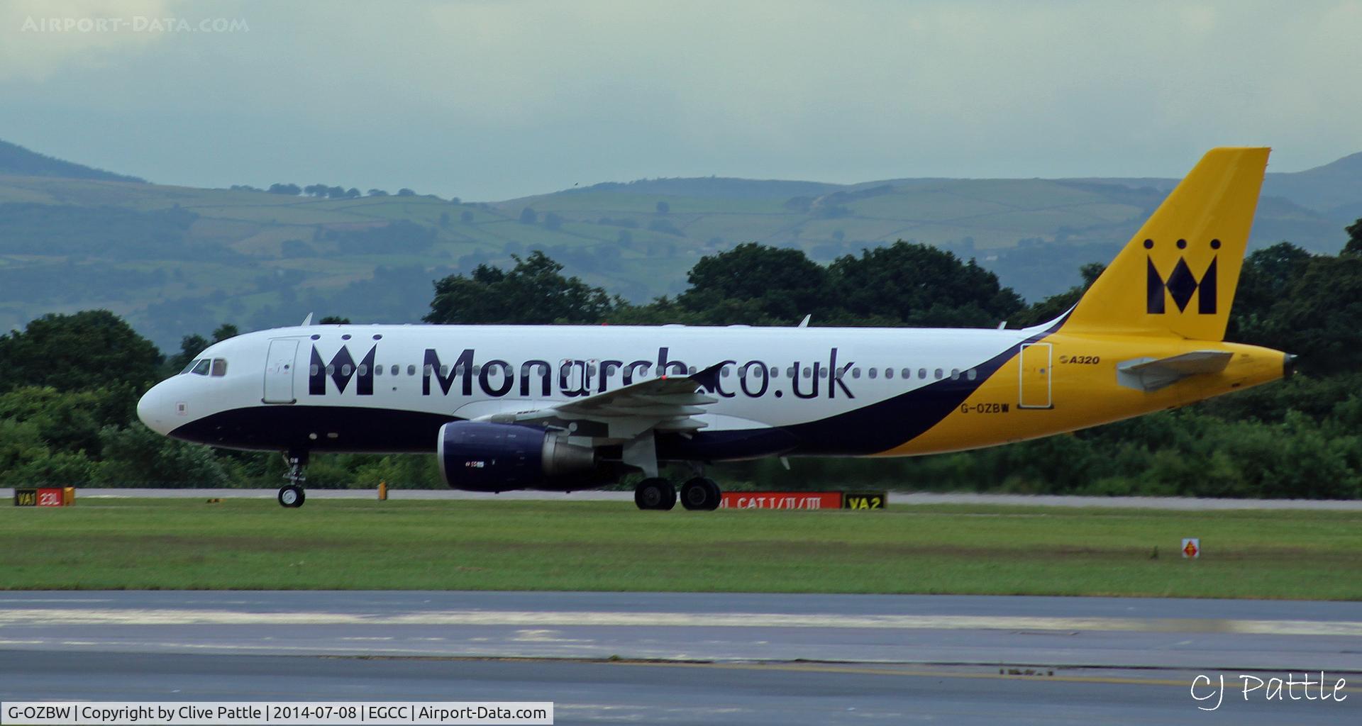 G-OZBW, 2001 Airbus A320-214 C/N 1571, @ EGCC