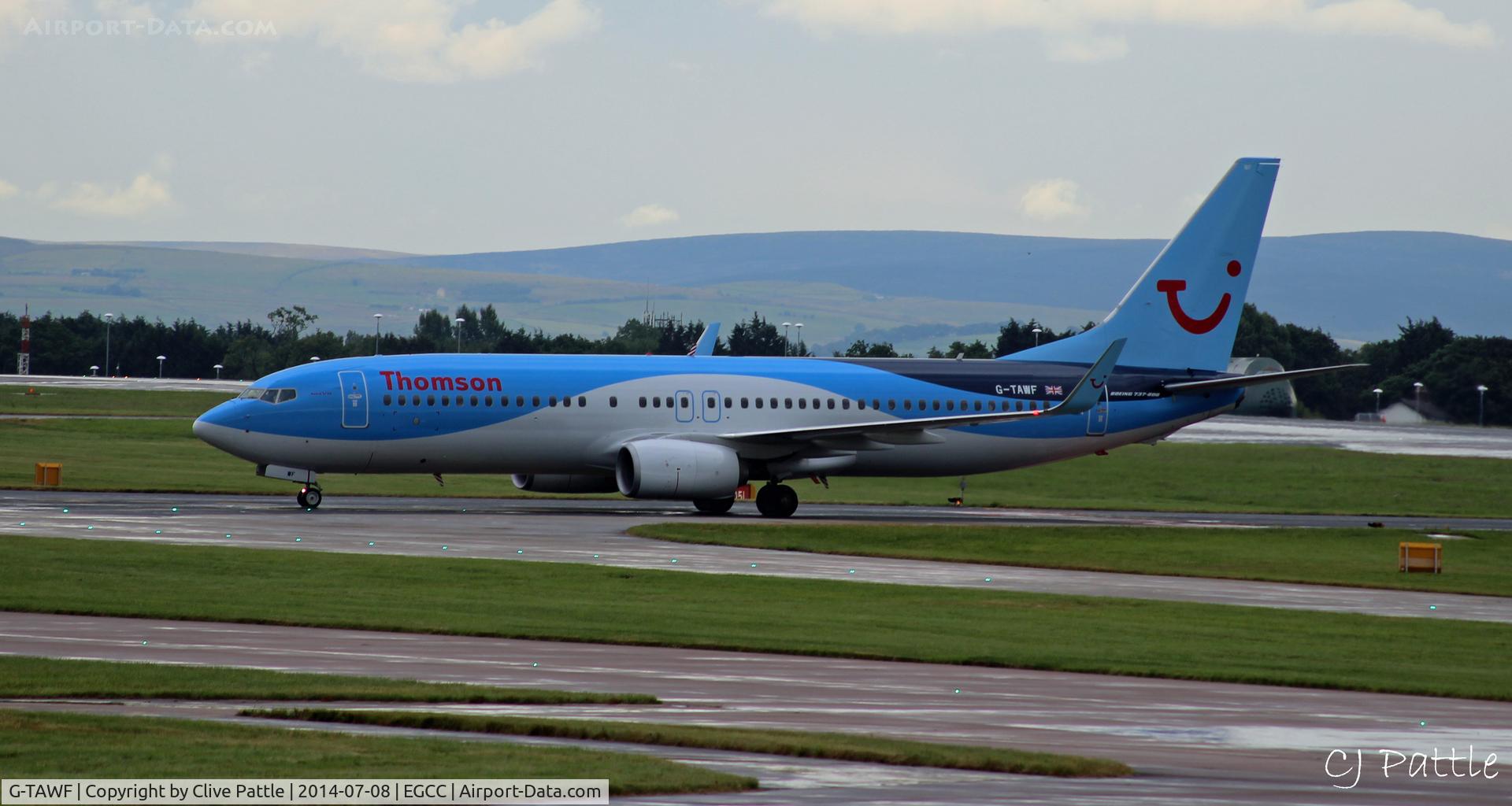 G-TAWF, 2012 Boeing 737-8K5 C/N 37244, @ EGCC