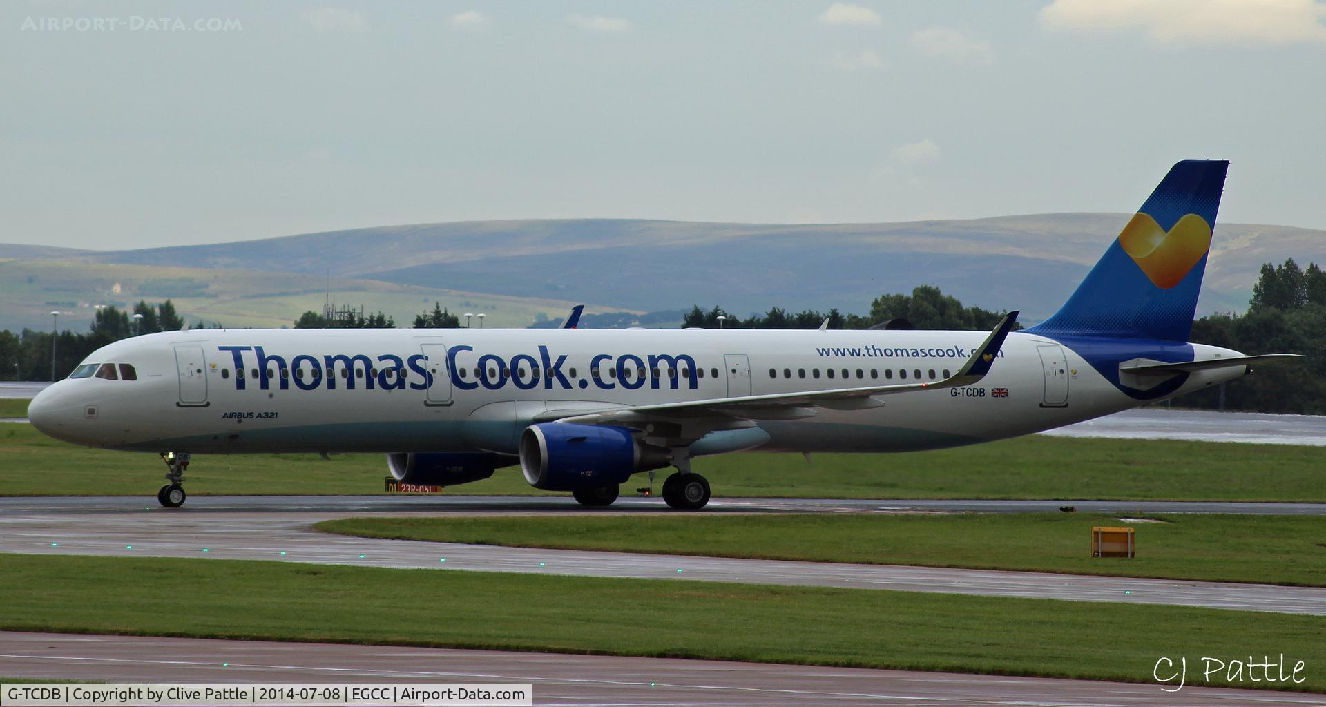 G-TCDB, 2013 Airbus A321-211 C/N 5603, @ EGCC