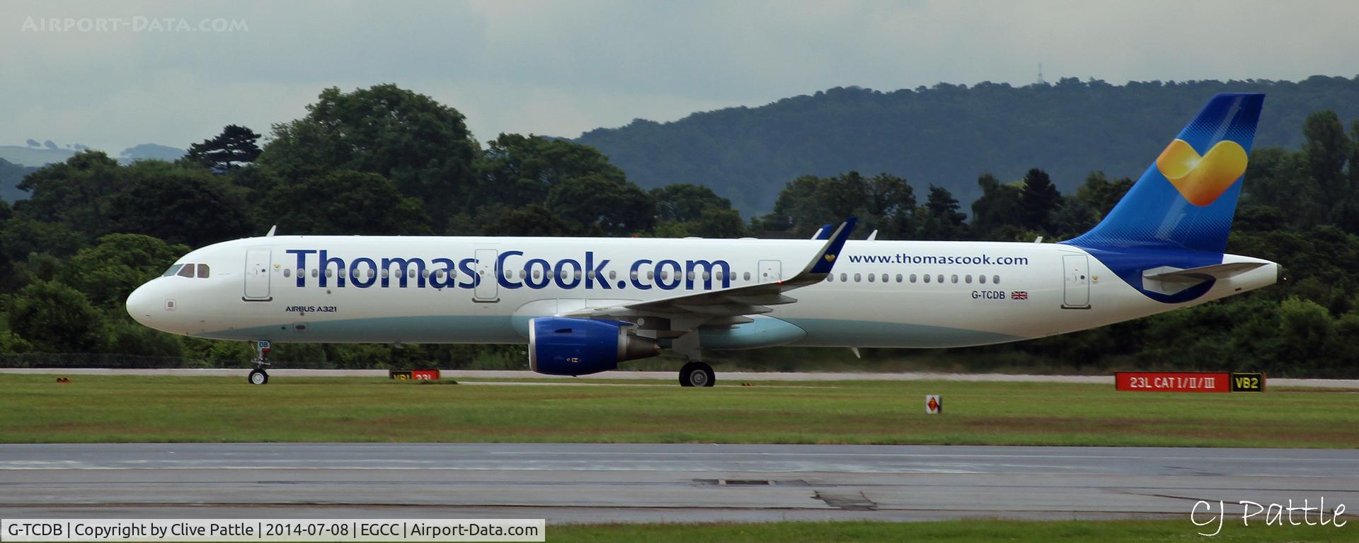 G-TCDB, 2013 Airbus A321-211 C/N 5603, @ EGCC