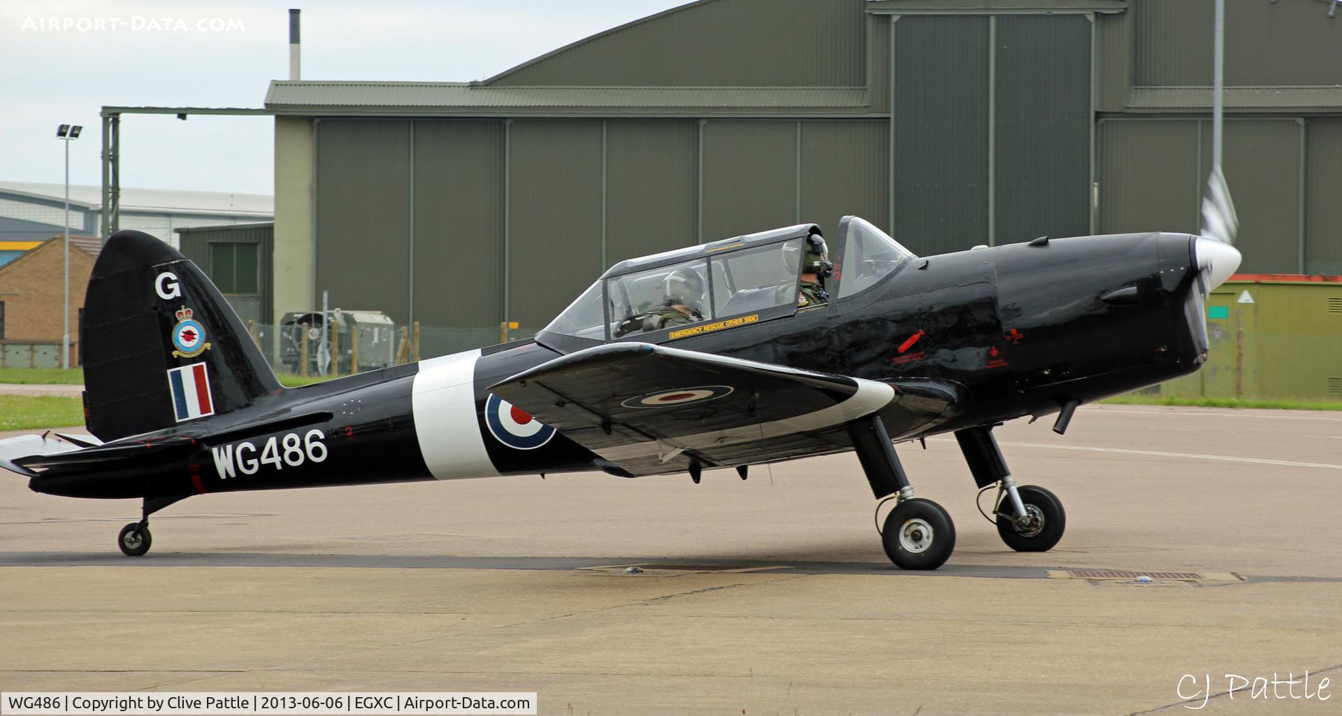 WG486, 1952 De Havilland DHC-1 Chipmunk T.10 C/N C1/0536-DHB.f421, With the BBMF @ Coningsby
