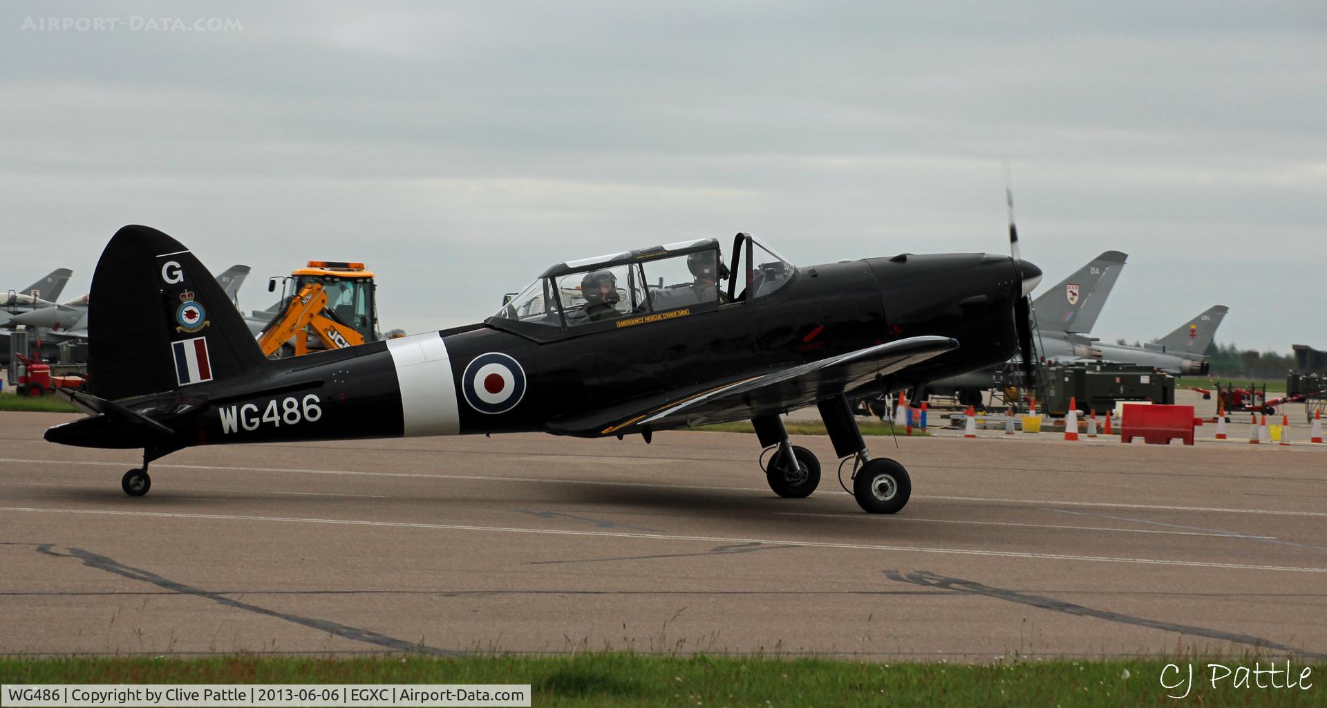WG486, 1952 De Havilland DHC-1 Chipmunk T.10 C/N C1/0536-DHB.f421, With the BBMF @ Coningsby