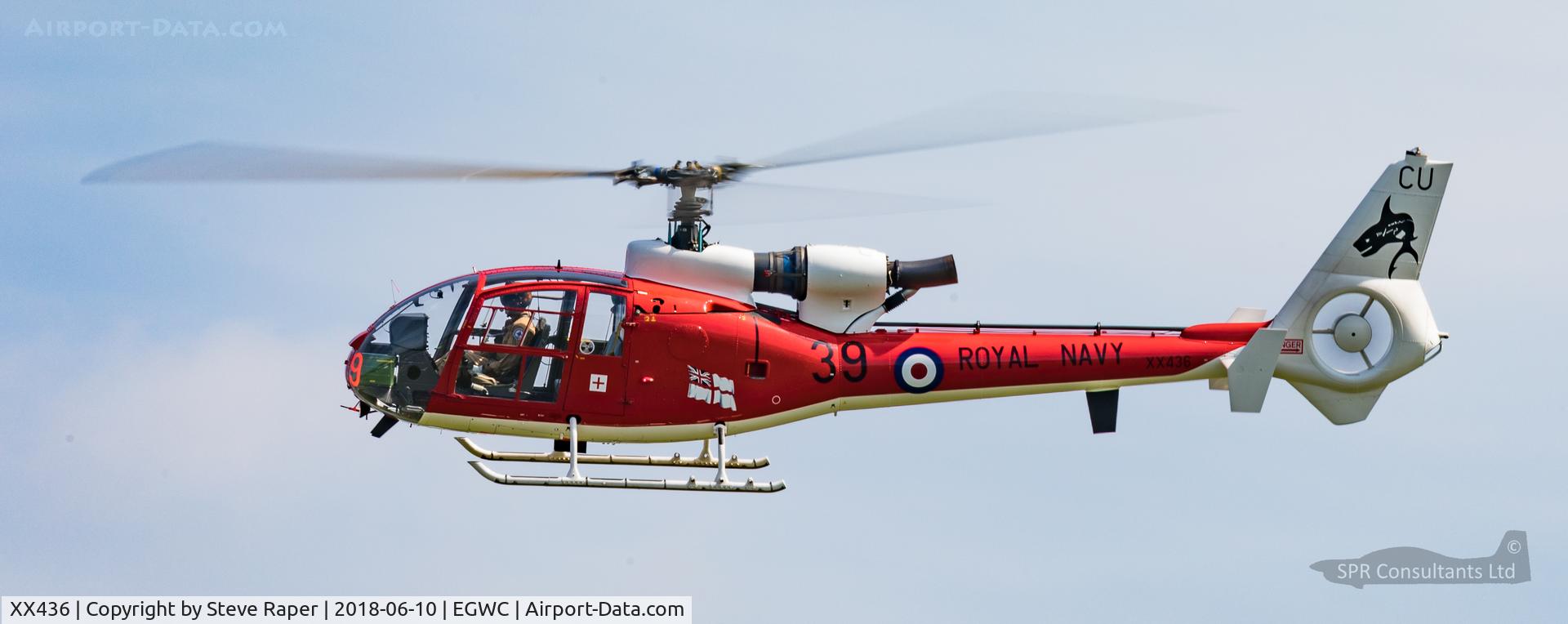 XX436, 1976 Westland SA-341C Gazelle HT2 C/N WA1402, Cosford Airshow 2018
